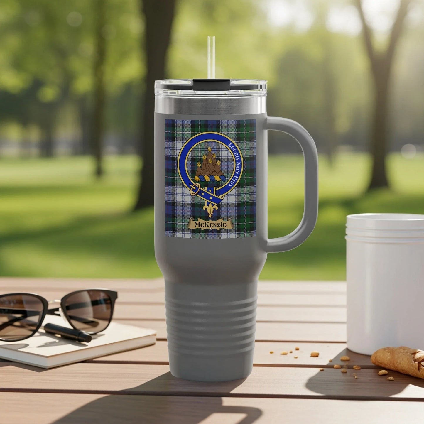 McKenzie Clan Tartan Stainless Steel Tumbler Flask product