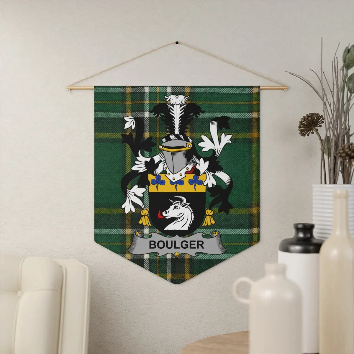 Boulger Coat of Arms Emblem Wall Decor Tapestry product type