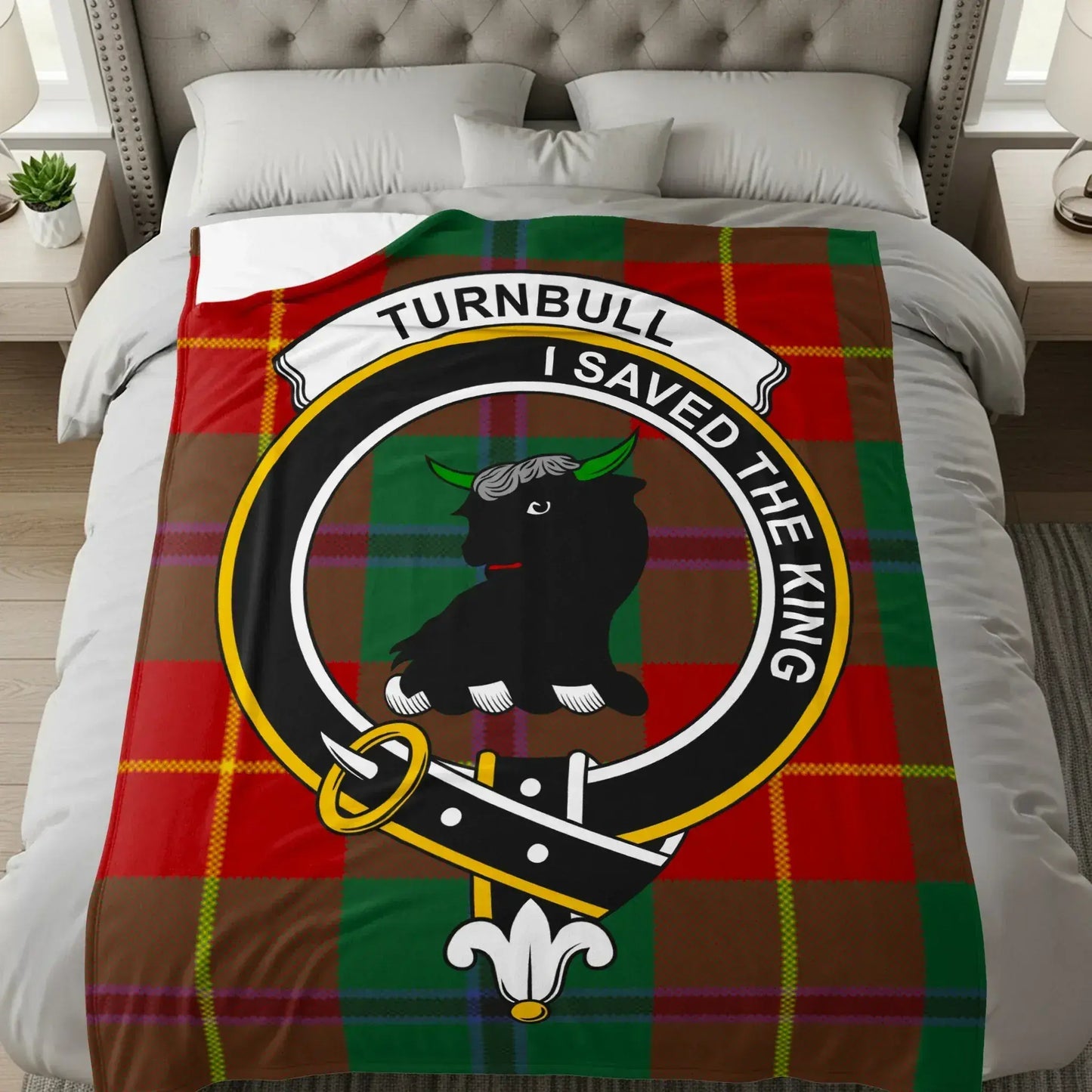 Turnbull I Saved the King Scottish Crest Blanket product