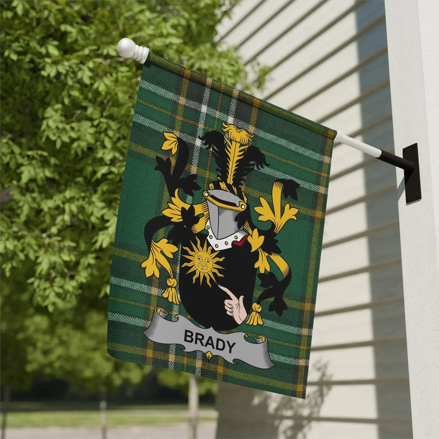Personalized Family Crest Flag Brady product