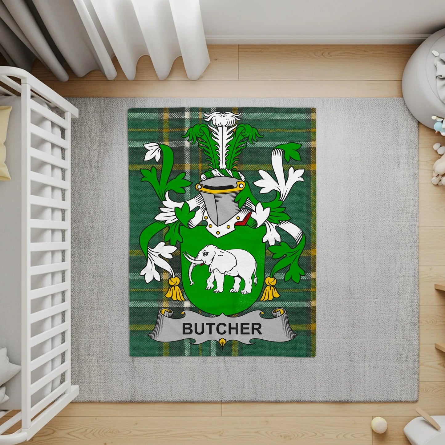 Family Crest Personalized Area Rug product type