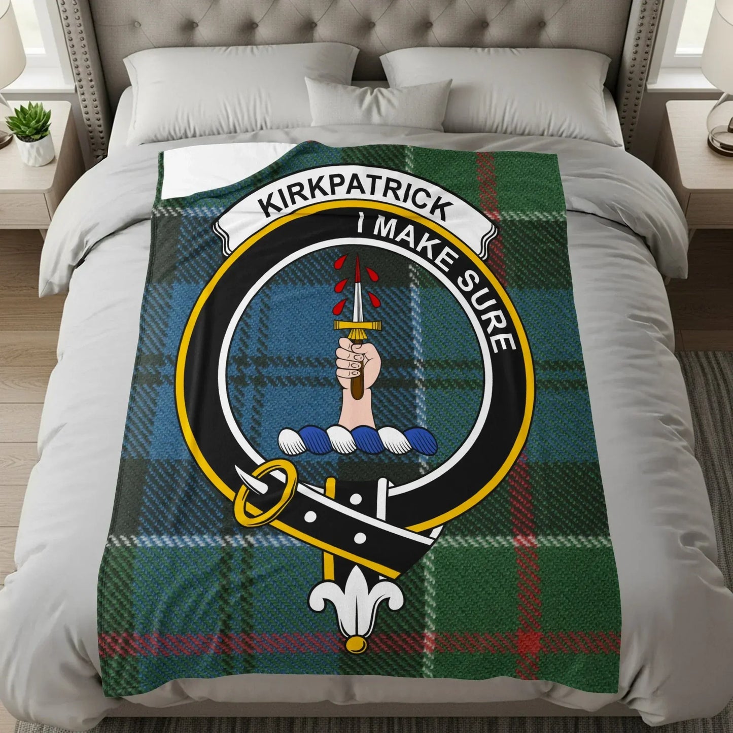 Kirkpatrick I Make Sure Plaid Bed Comforter product