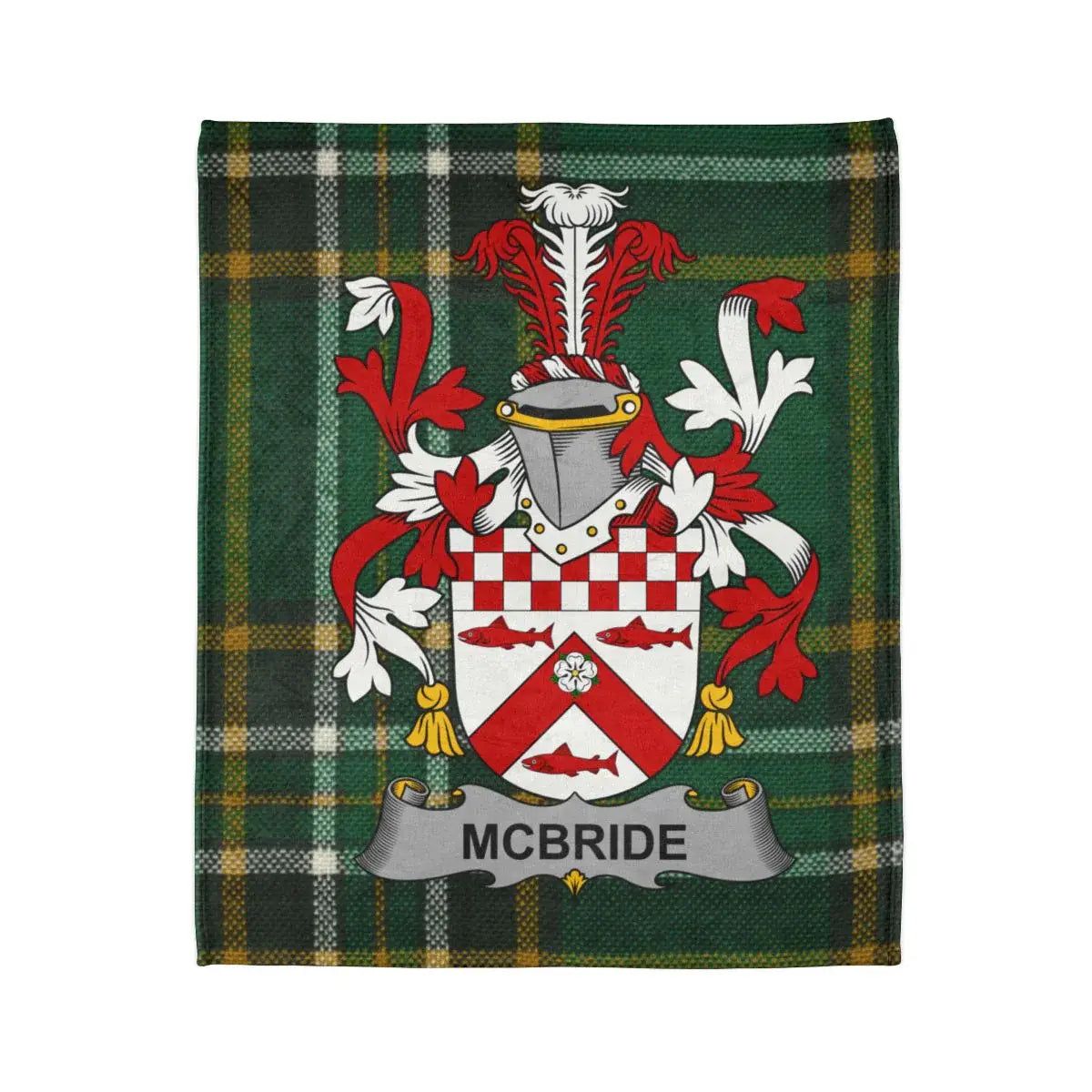 McBride Family Crest Tartan Blanket product