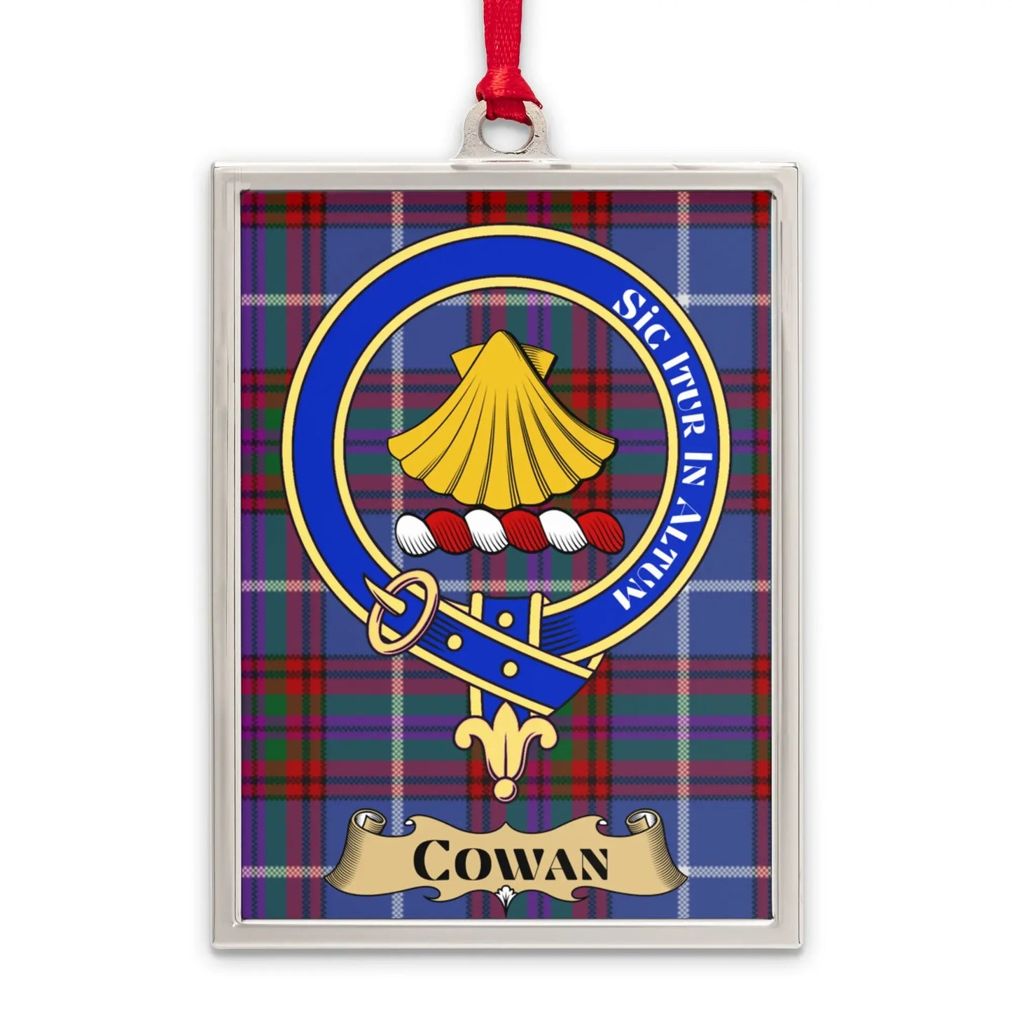 Traditional Cowan Clan Tartan Ornament product