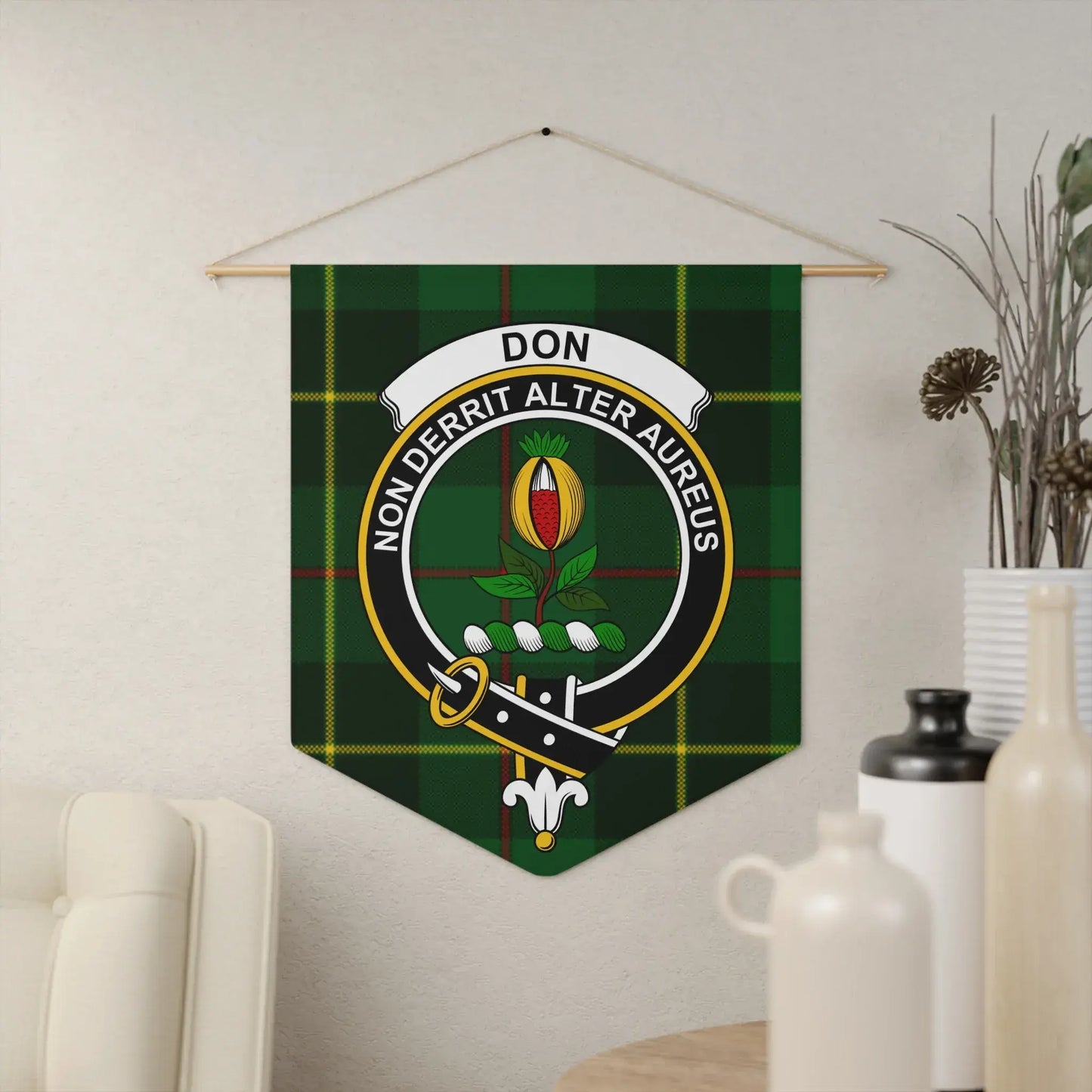 Scottish Clan Crest Tartan Wall Hanging product