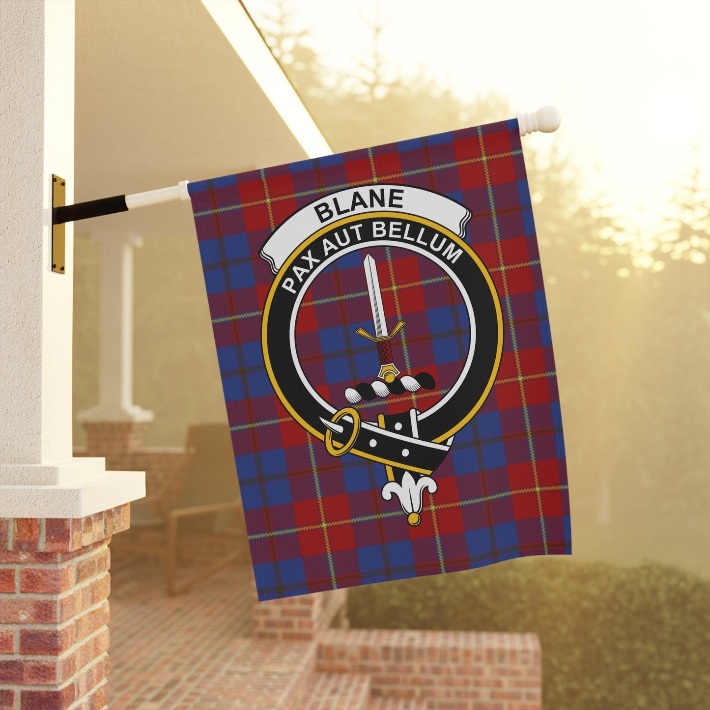 Blane Clan Scottish Tartan Garden Flag