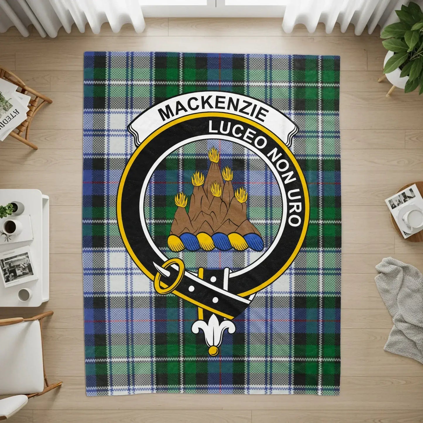 Mackenzie Luceo Non Uro Clan Tartan Plaid Rug product