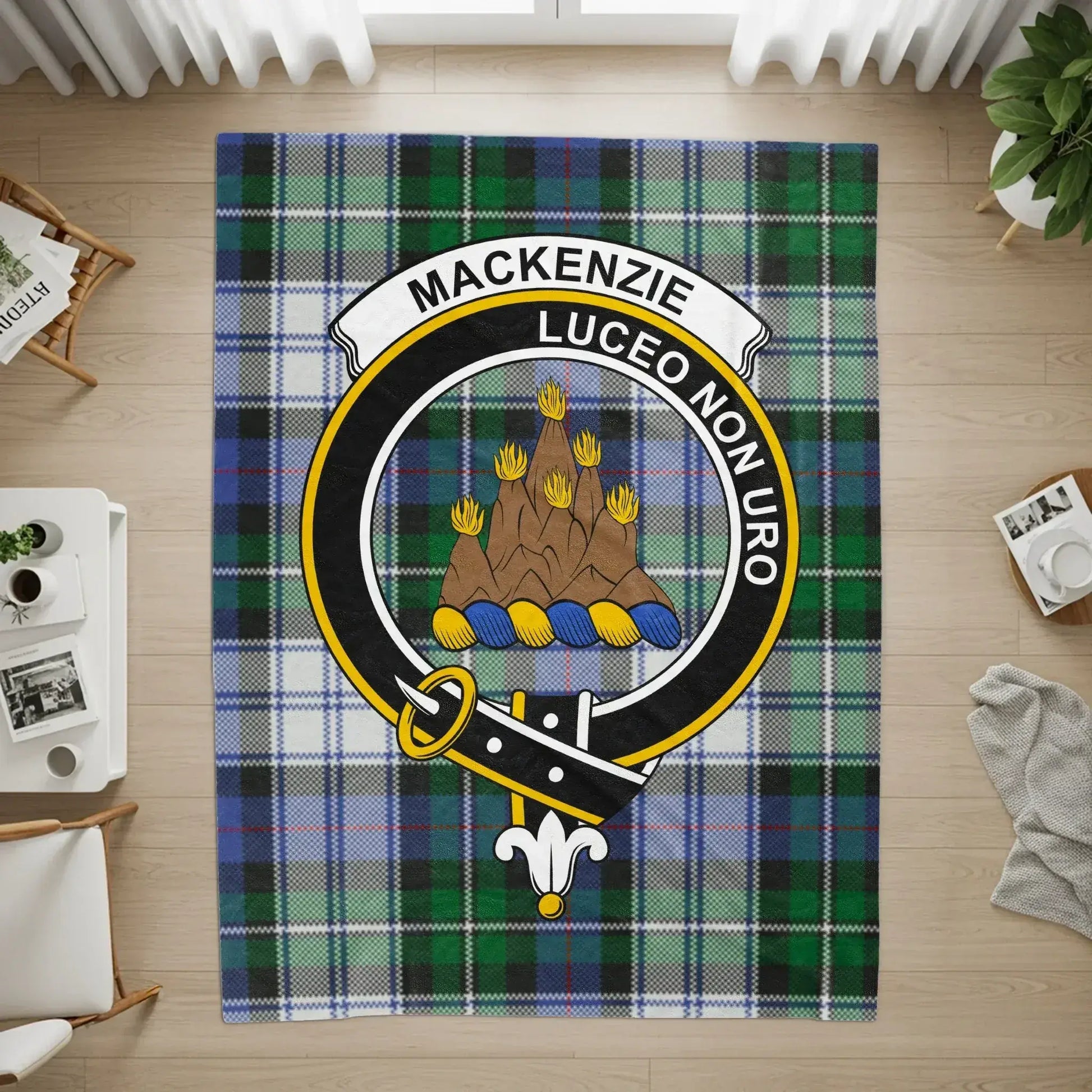 Mackenzie Luceo Non Uro Clan Tartan Plaid Rug product