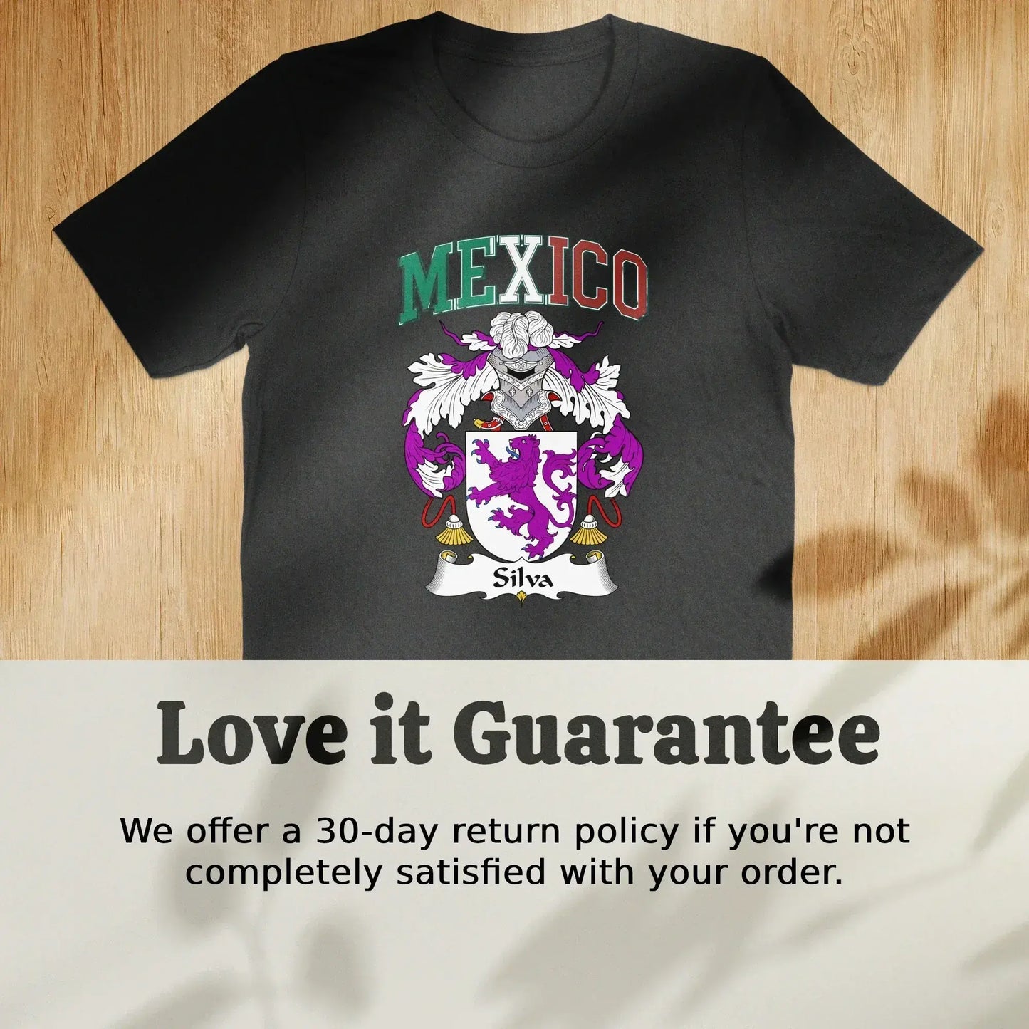 Mexico Silva Family Crest Graphic T-Shirt product
