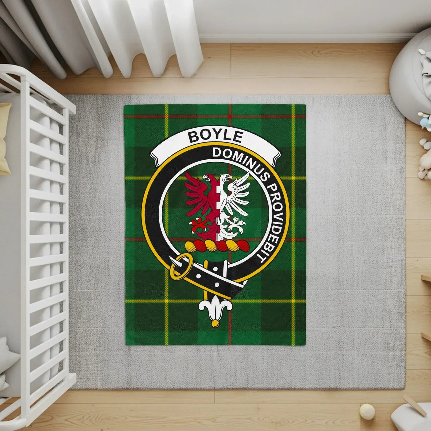 Boyle Dominus Providebit Plaid Crest Decor product