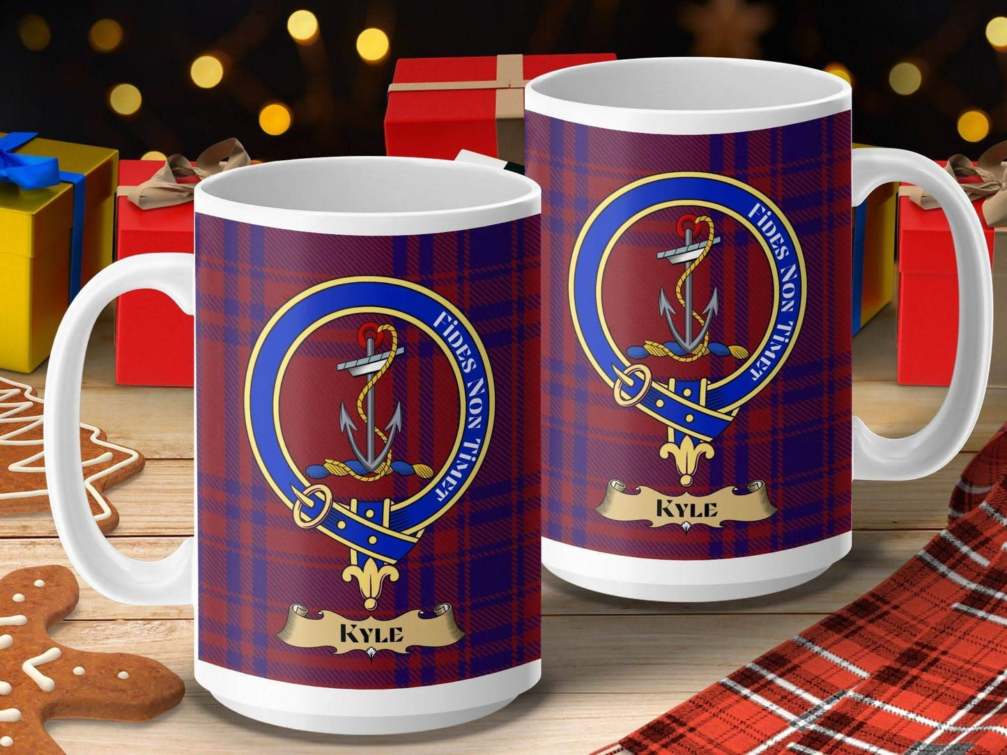 Kyle Custom Clan Crest Tartan Design Mug product type