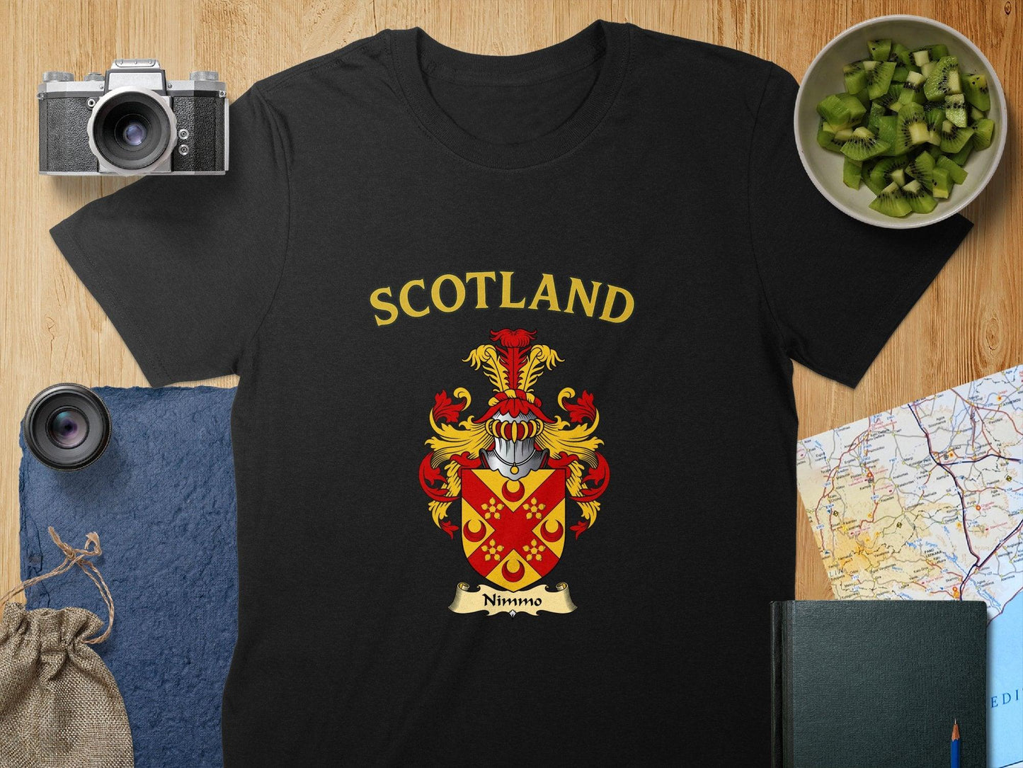 Nimmo Clan Family Crest Scotland T-Shirt - Celtic Ancestry Gifts