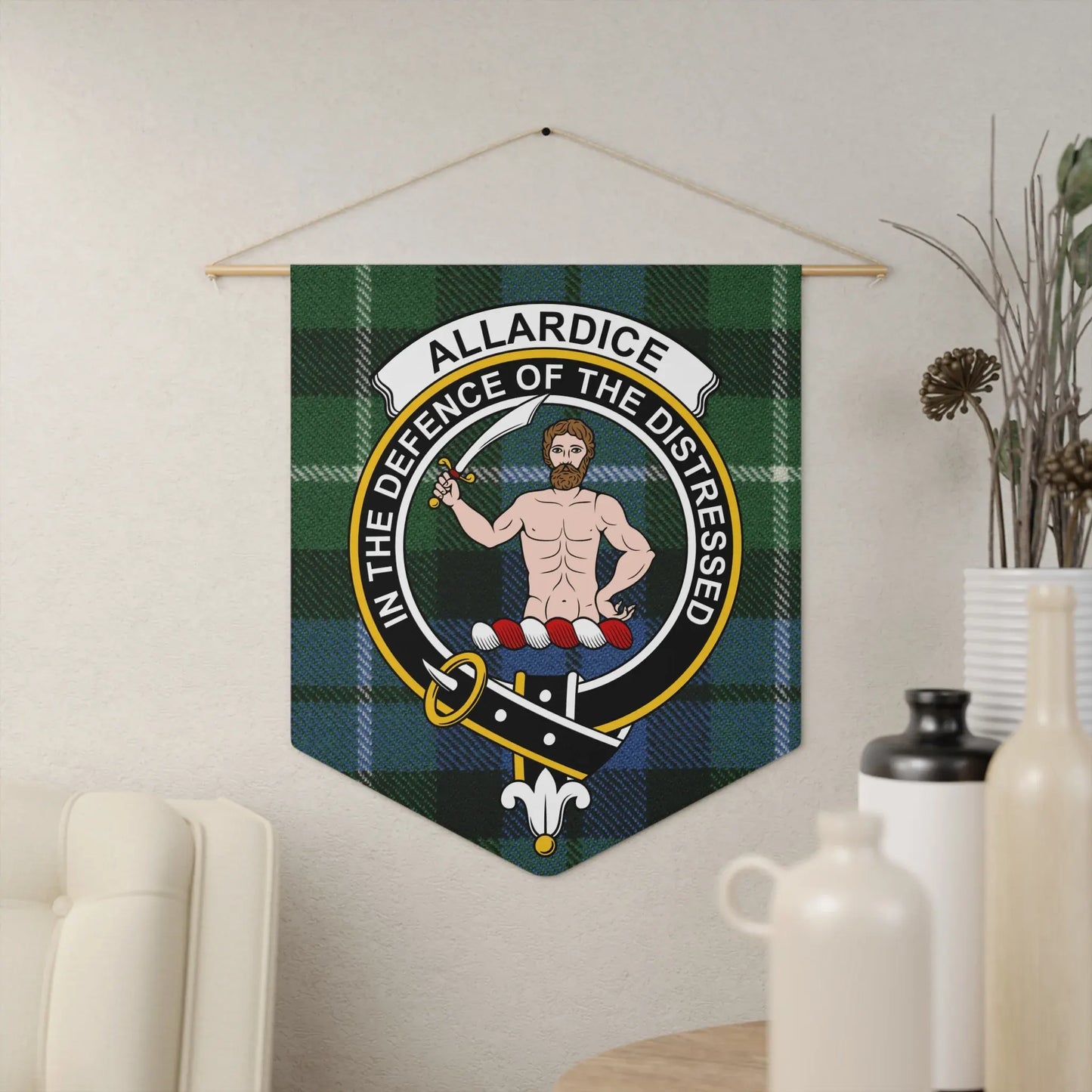 Allardice In The Defence of The Distressed Wall Hanging Product