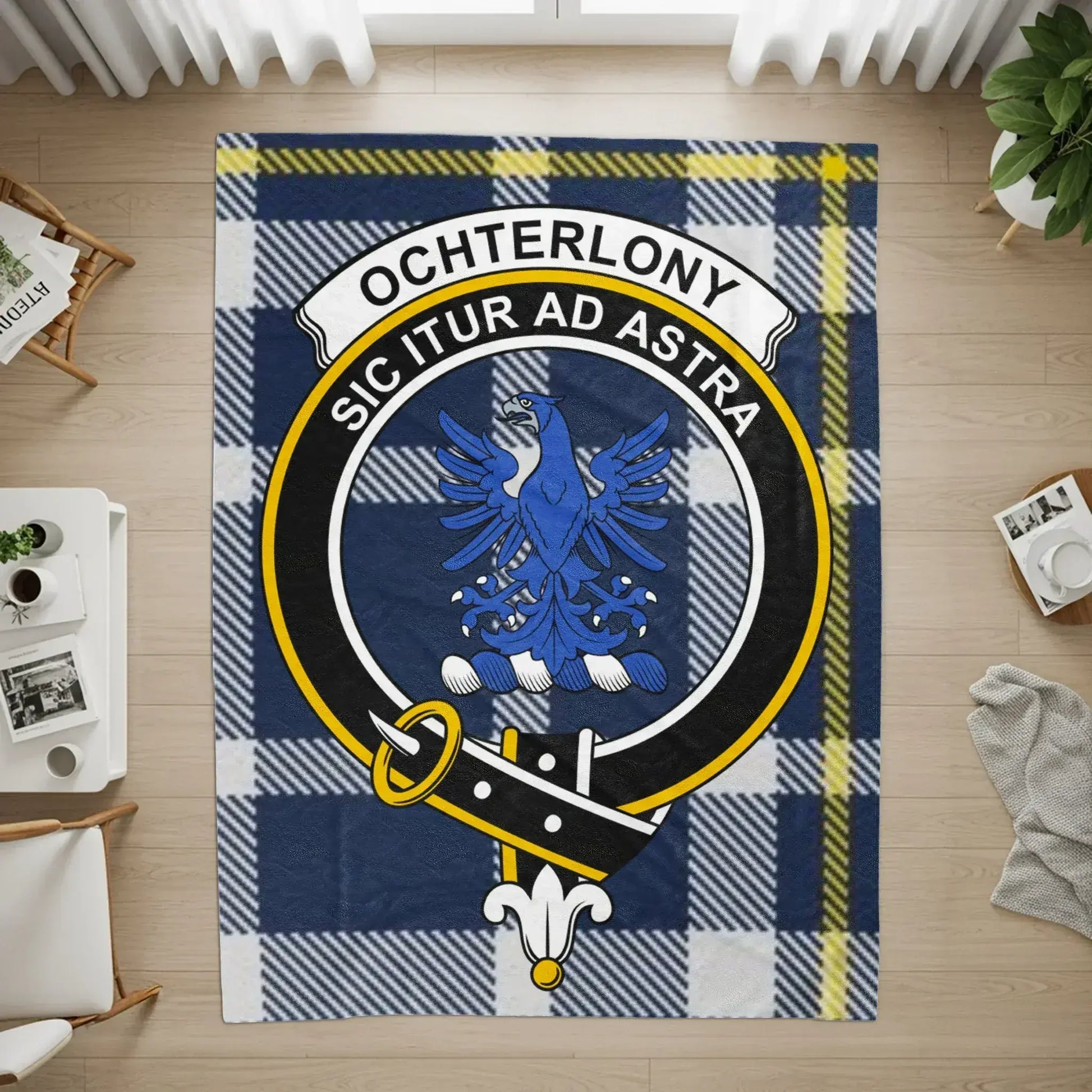 Ochterlony Sic Itur Ad Astra Tartan Patterned product type