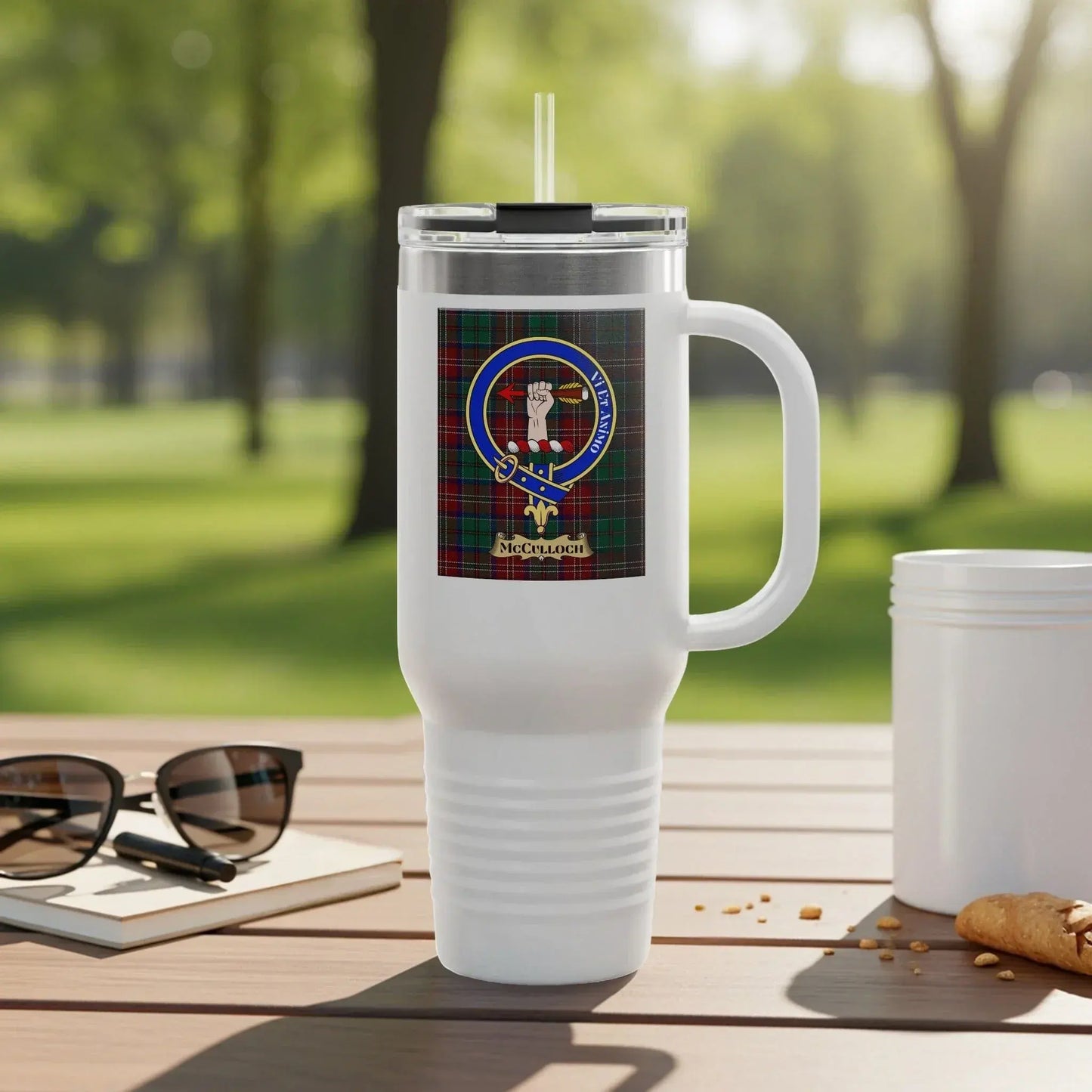 Buchanan Modern Tartan Printed Travel Mug product