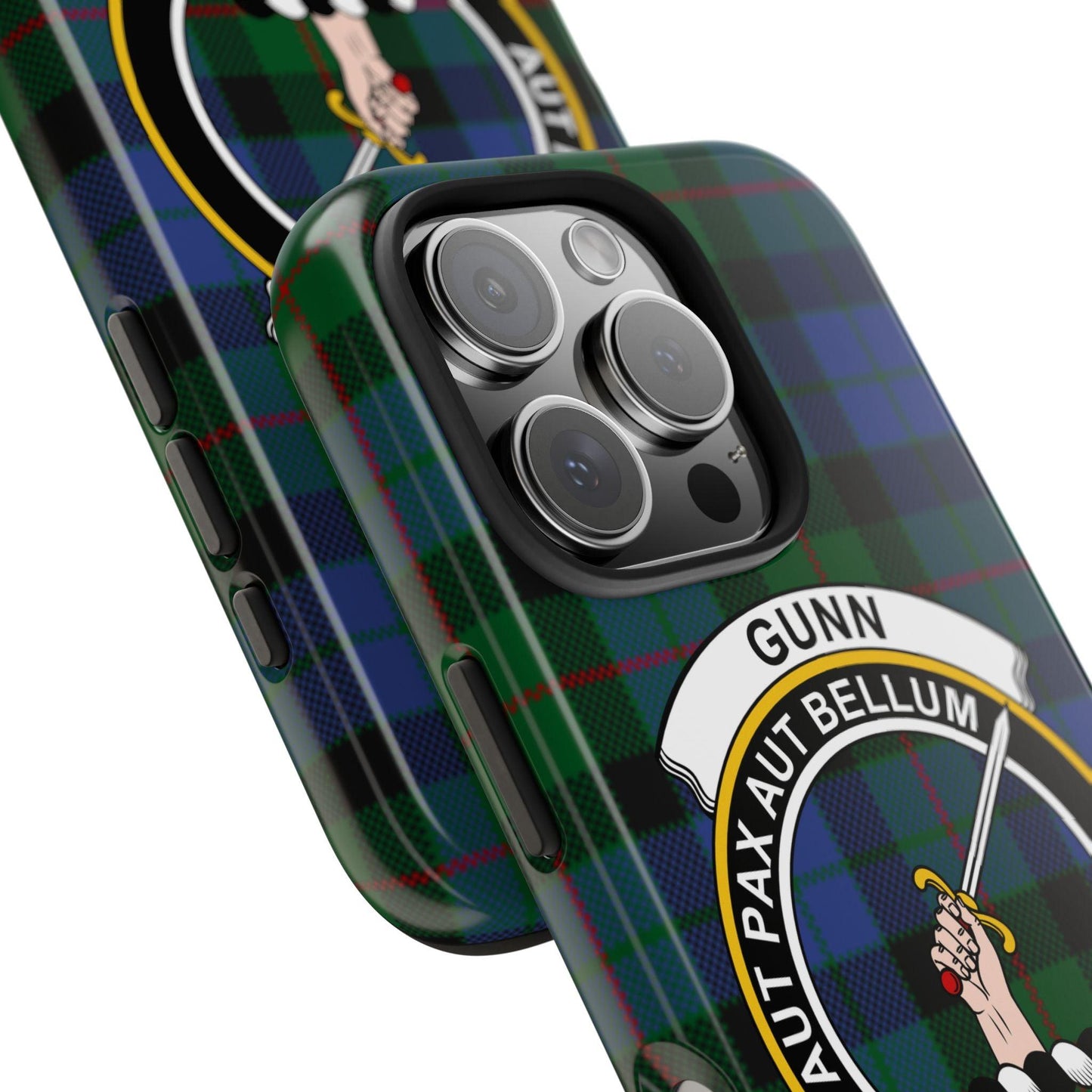 Gunn Clan Scottish Tartan Cell Phone Case