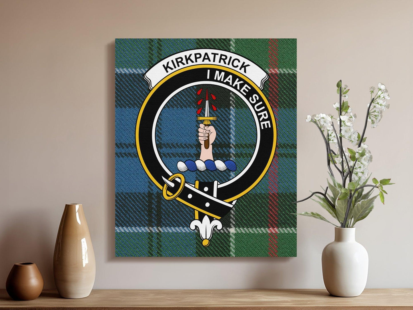 Kirkpatrick I Make Sure Clan Crest Tartan product