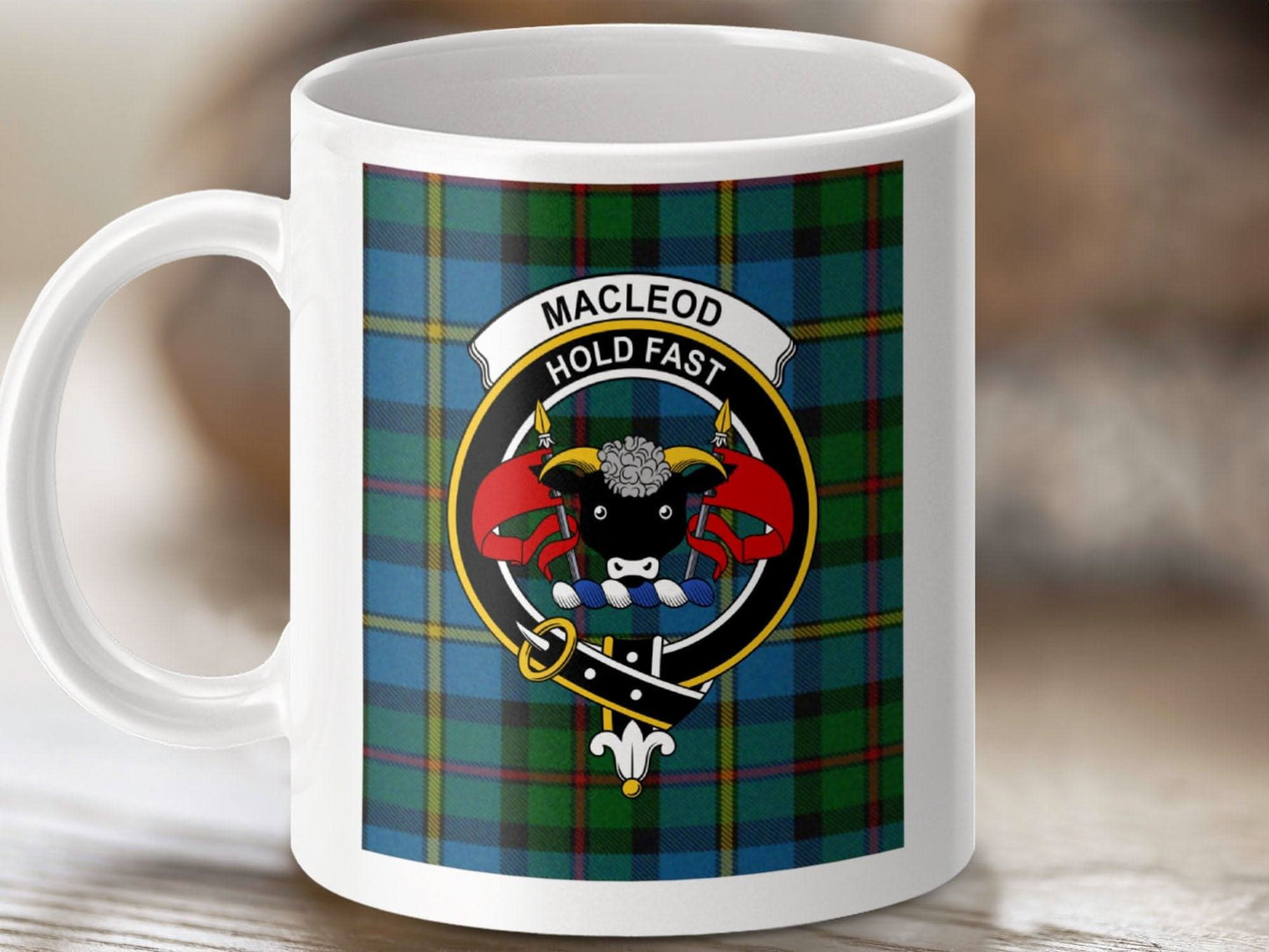 Clan MacLeod Hold Fast Scottish Tartan Mug product type