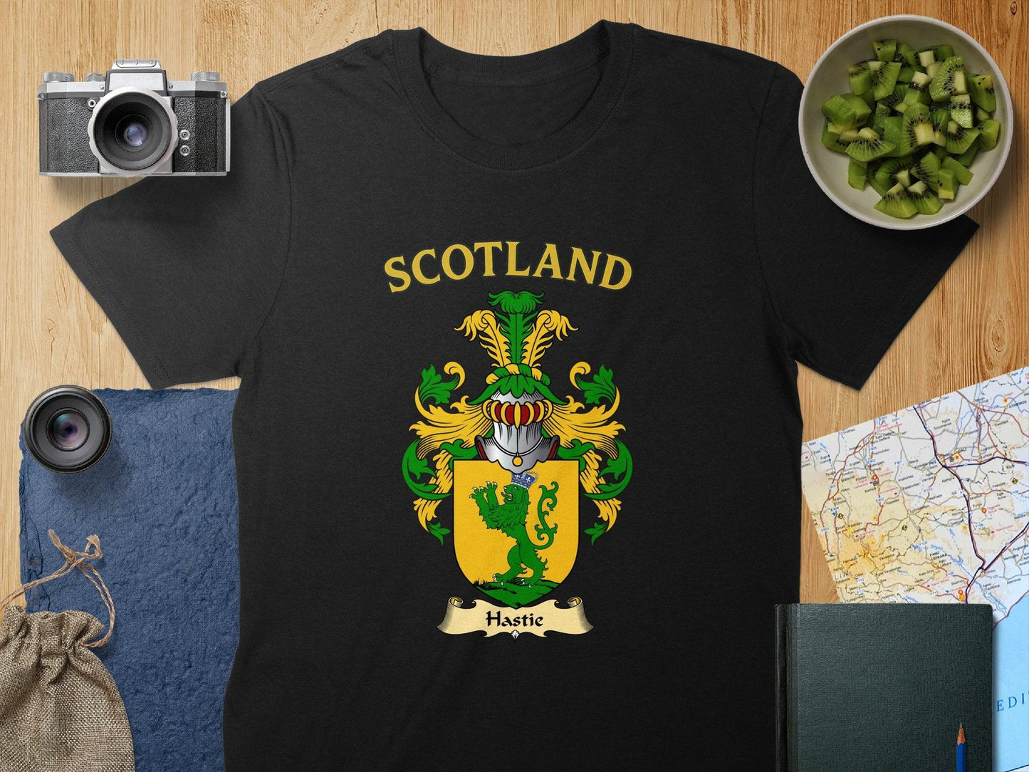 Scotland Hastic Family Crest Graphic T-shirt product