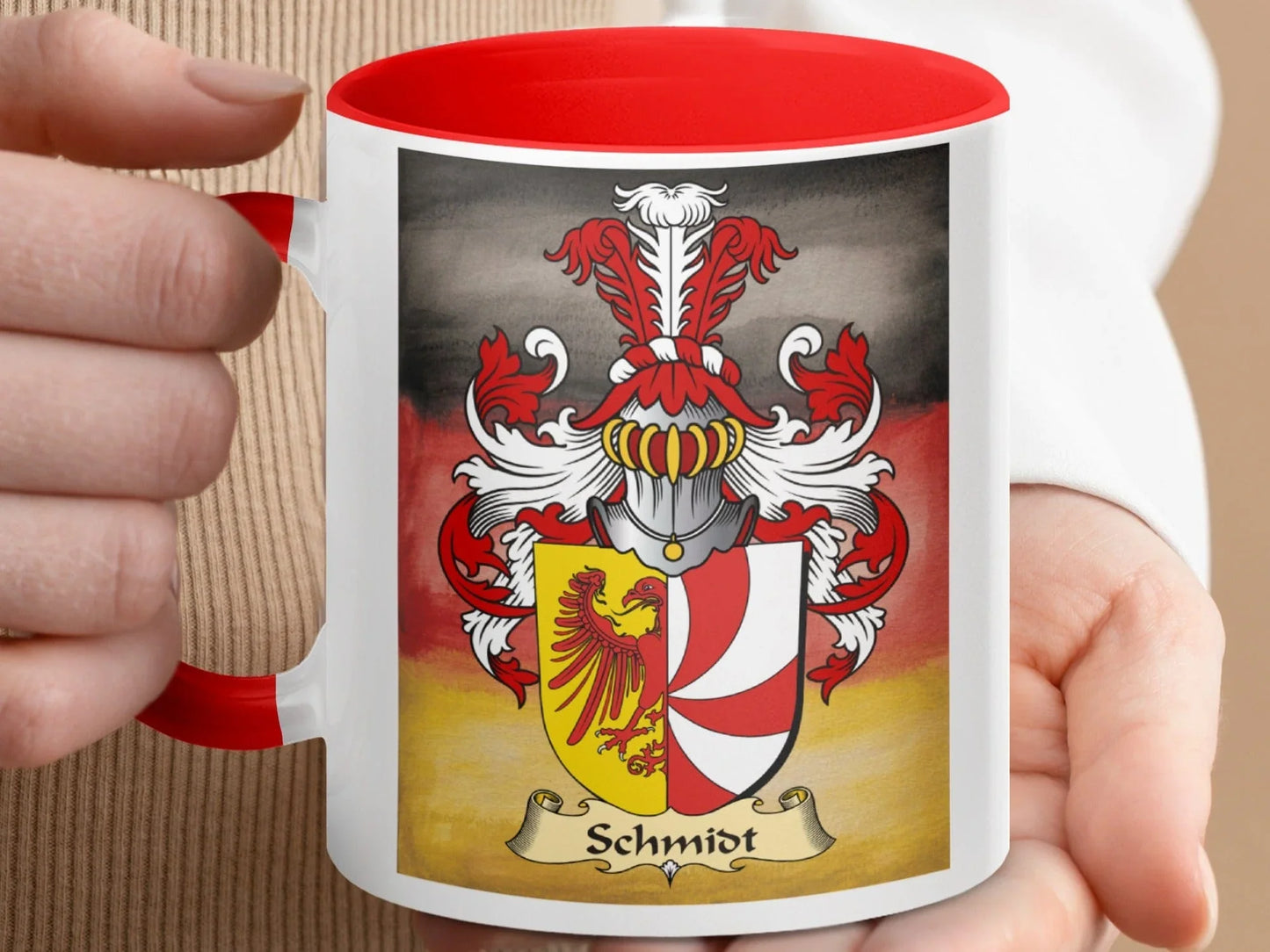 Schmidt Family Crest Design Coffee Mug product