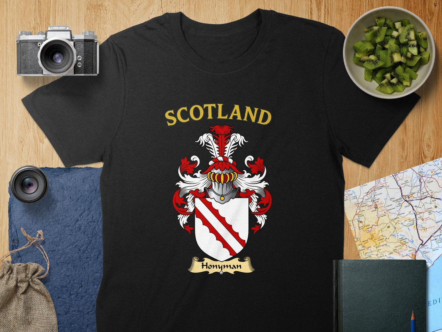 Personalized Scotland Family Crest T-Shirt product type
