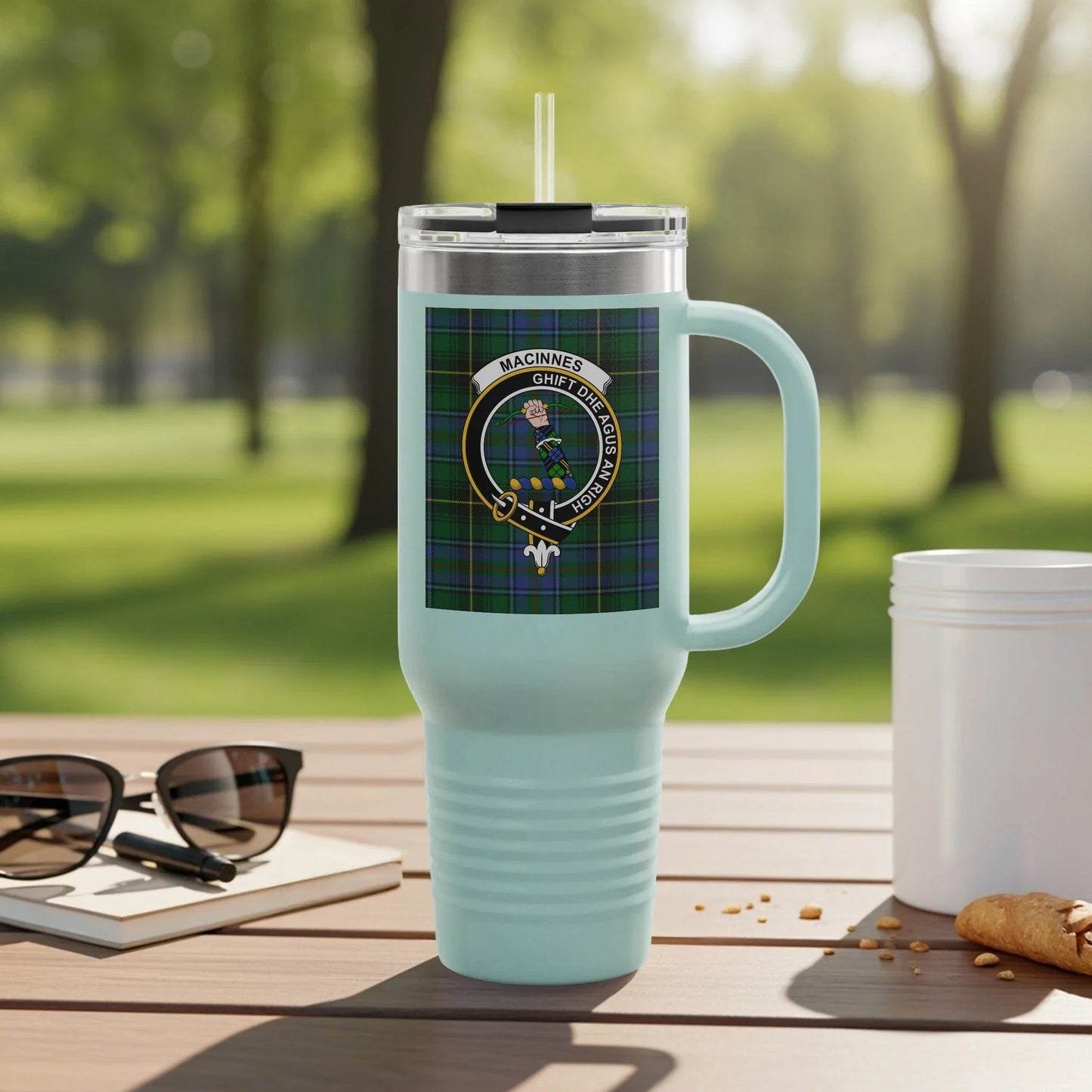 Machinist Chief Customized Tartan Travel Mug product