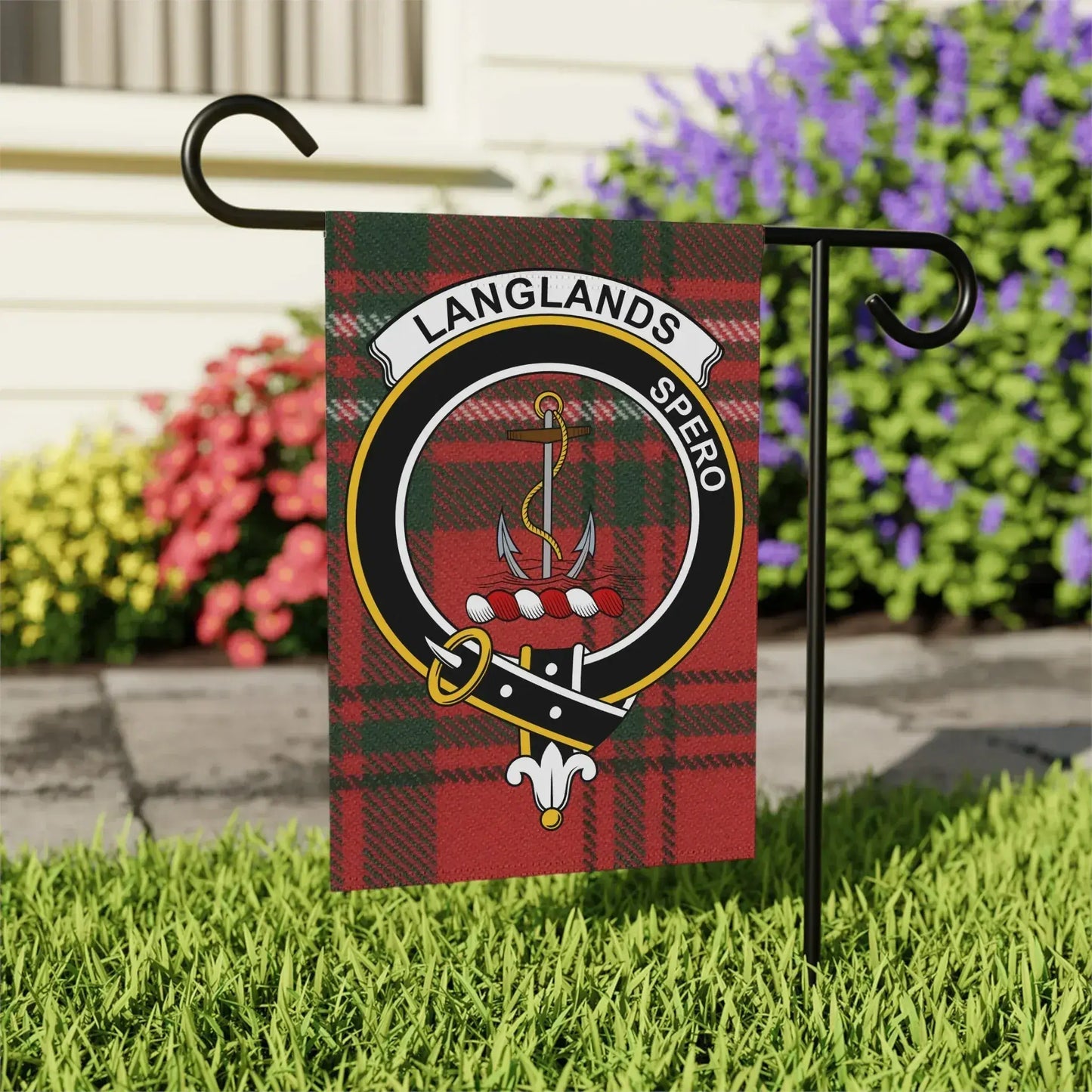 Langlands Spero Tartan Garden Flag Banner product