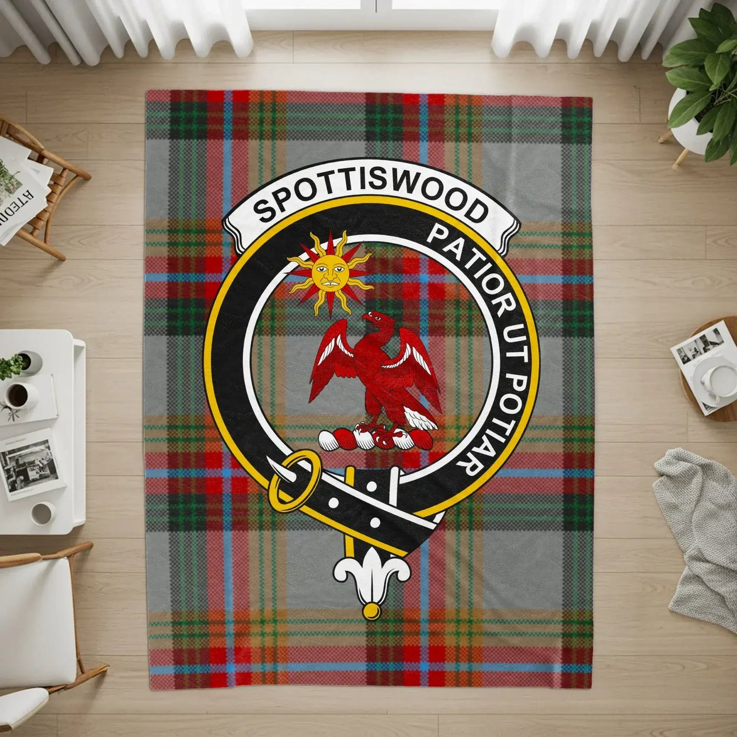 Spottiswood Patiar Ut Potiar Plaid Tartan Rug product