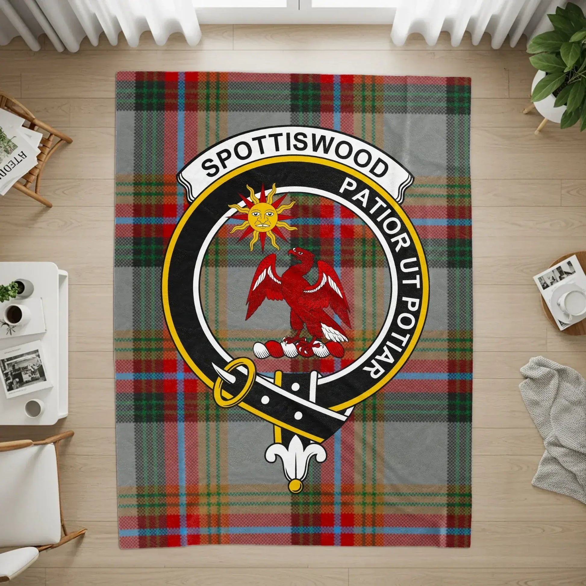 Spottiswood Patiar Ut Potiar Plaid Tartan Rug product