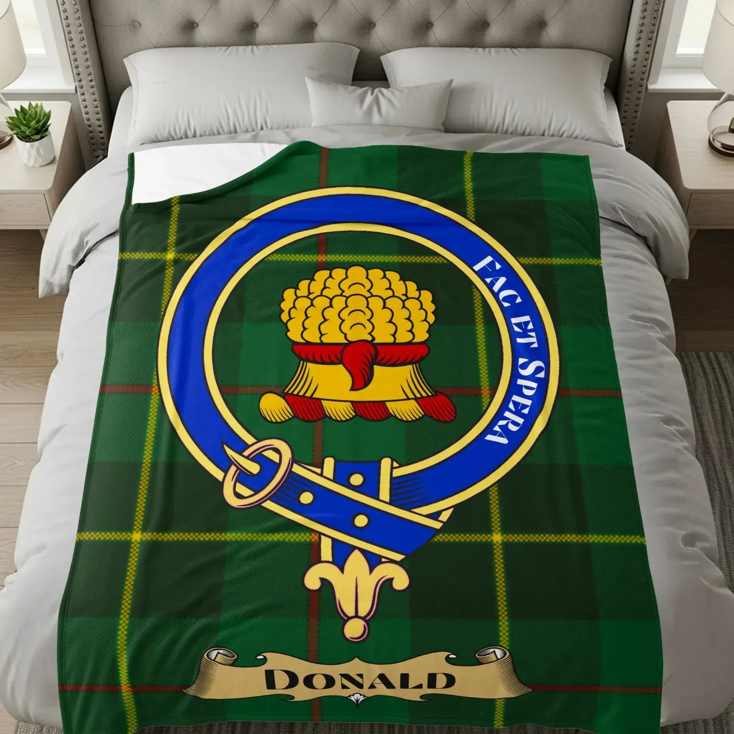 Personalized Donald Crest Design Blanket product