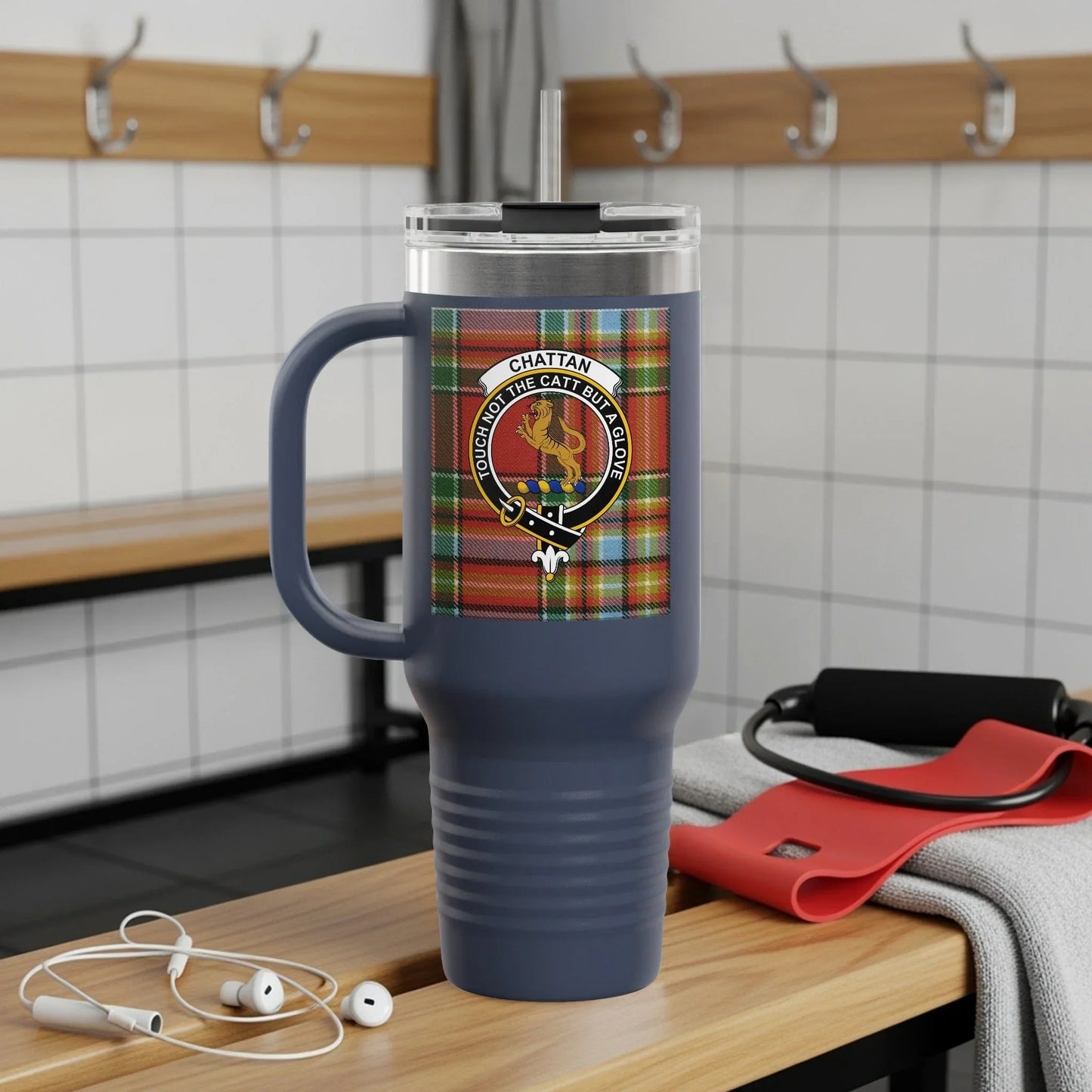 Chathan Outdoor Time Cat Dad Custom Tumbler product