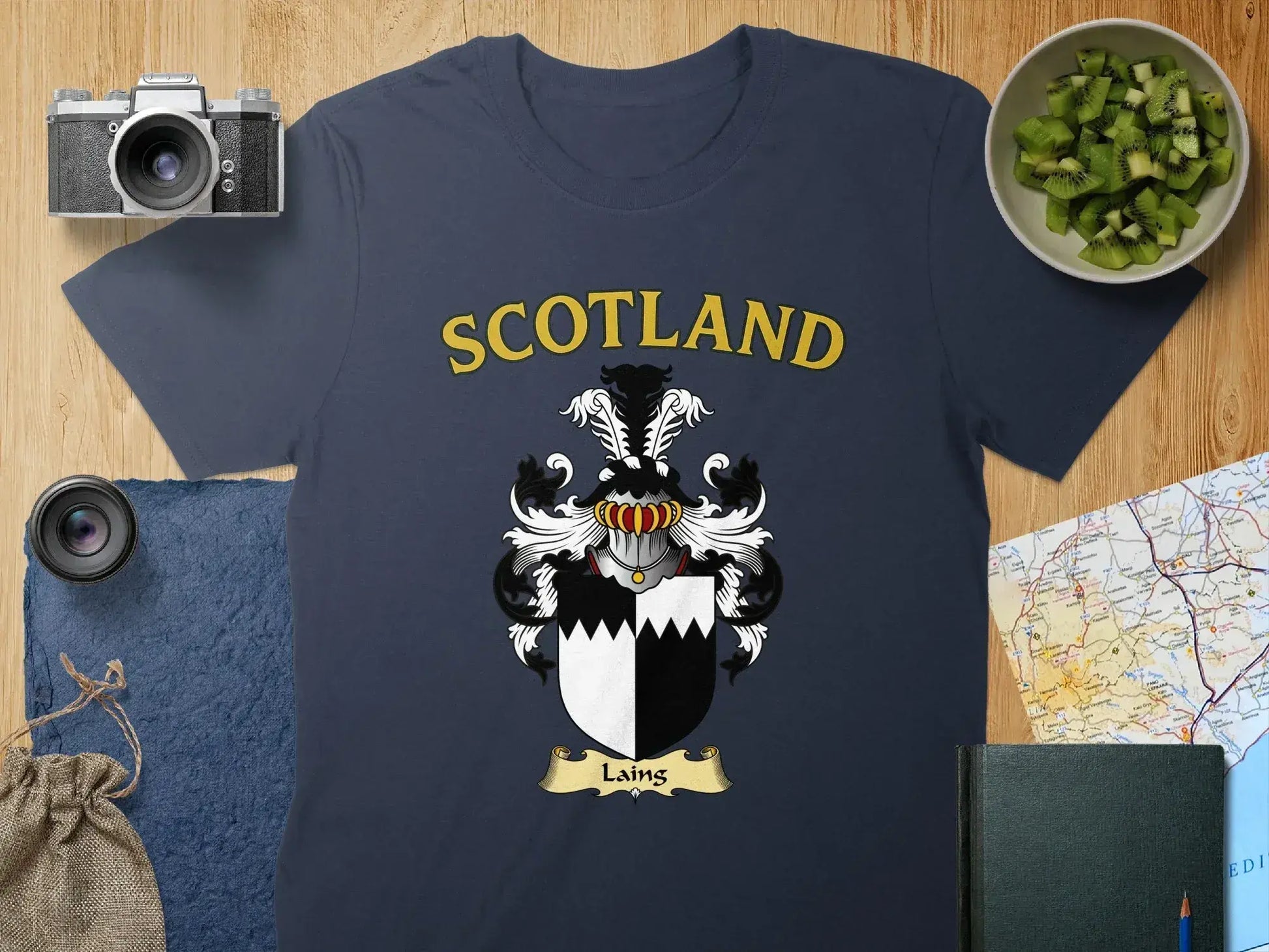 Scotland Laing Shield Graphic T Shirt product