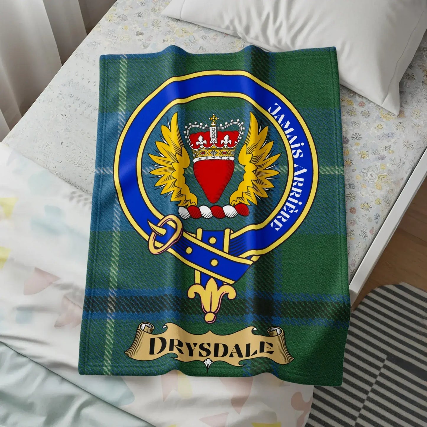 Cozy Scottish Family Crest Blanket product