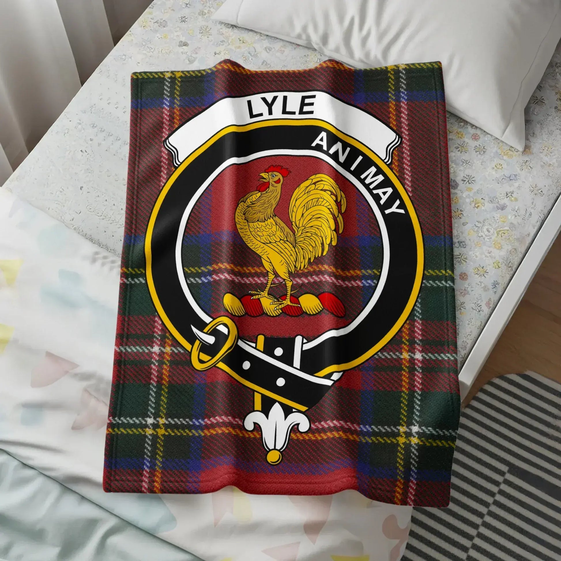 Tartan Blanket with Lyle An Imay Crest design product type