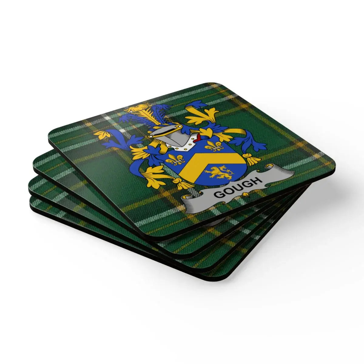 Tartan Gough Family Crest Coaster Set product type