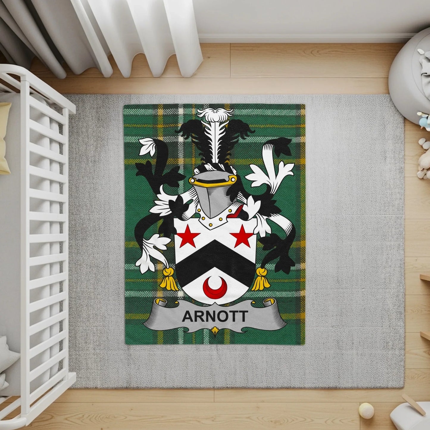 Arnott Family Crest Tartan Rug Home Decor product type