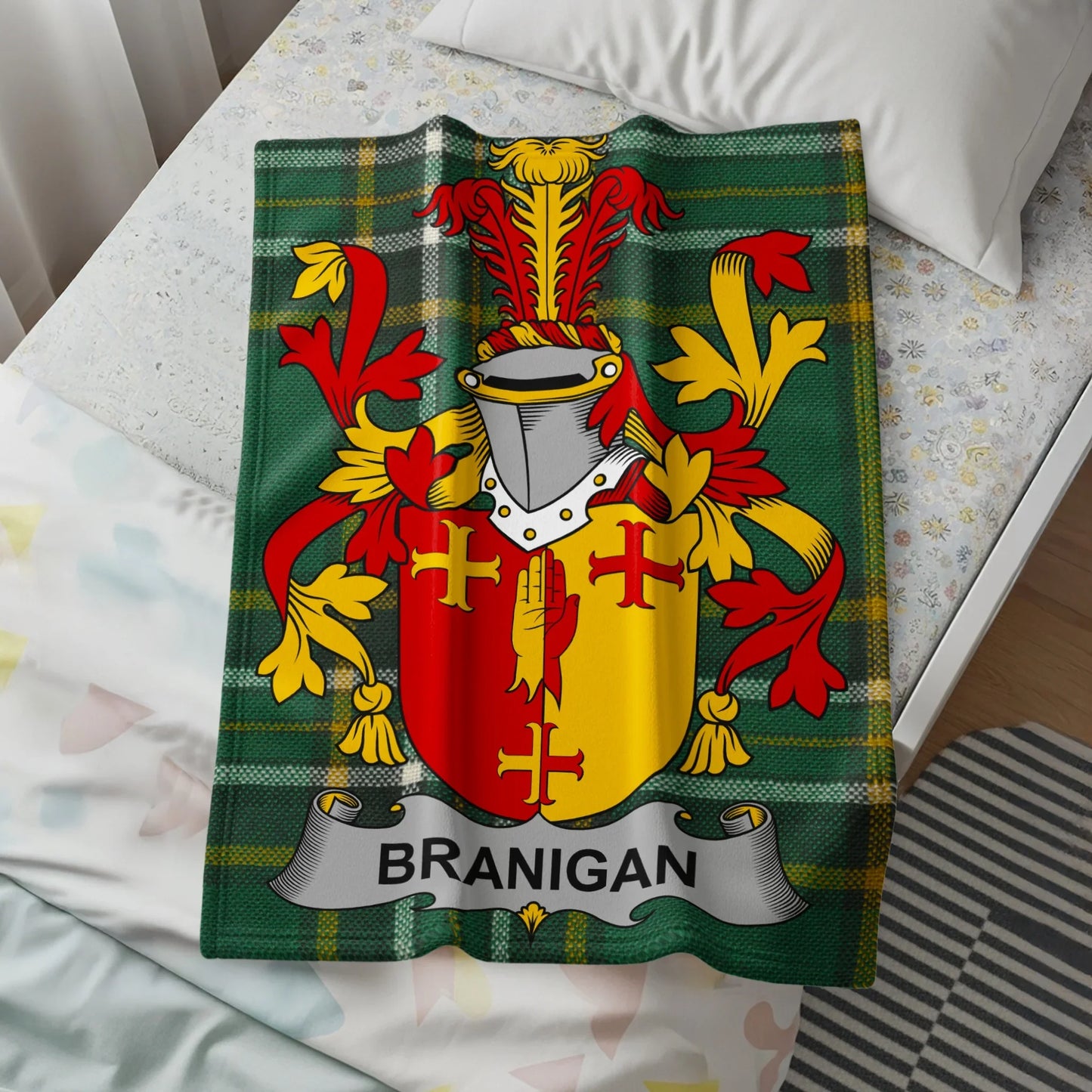Branigan Family Crest Decorative Blanket product