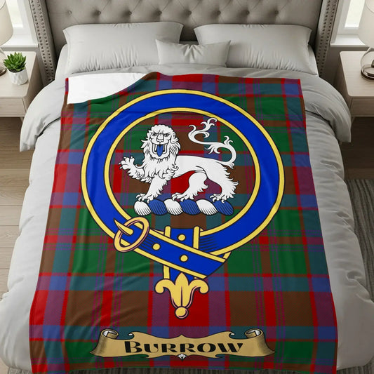 Burrow Lion Emblem Plaid Pattern Blanket product