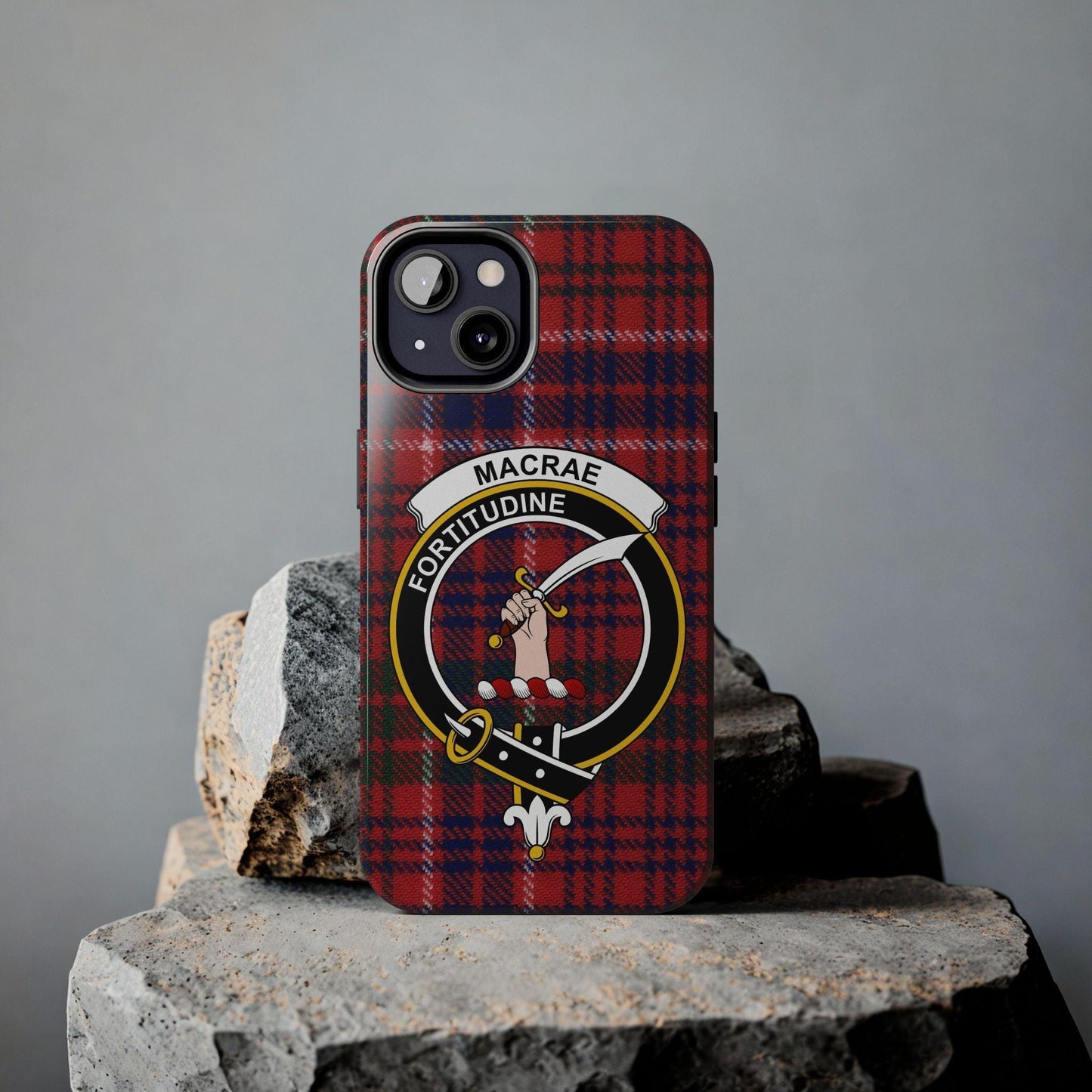 MacRae Clan Scottish Tartan Cell Phone Case - Celtic Ancestry Gifts