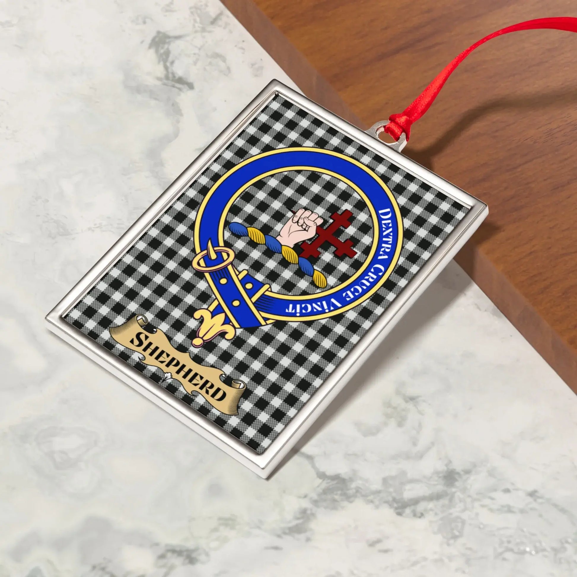 Dexter Touch Shepherd Plaid Design Hanging Product