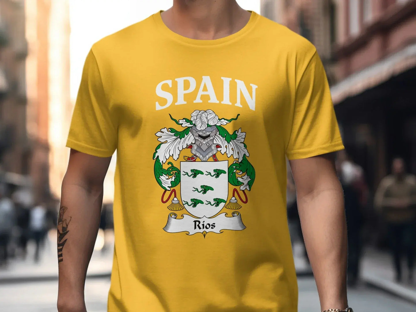 Spain Rios Family Crest Graphic T-Shirt product