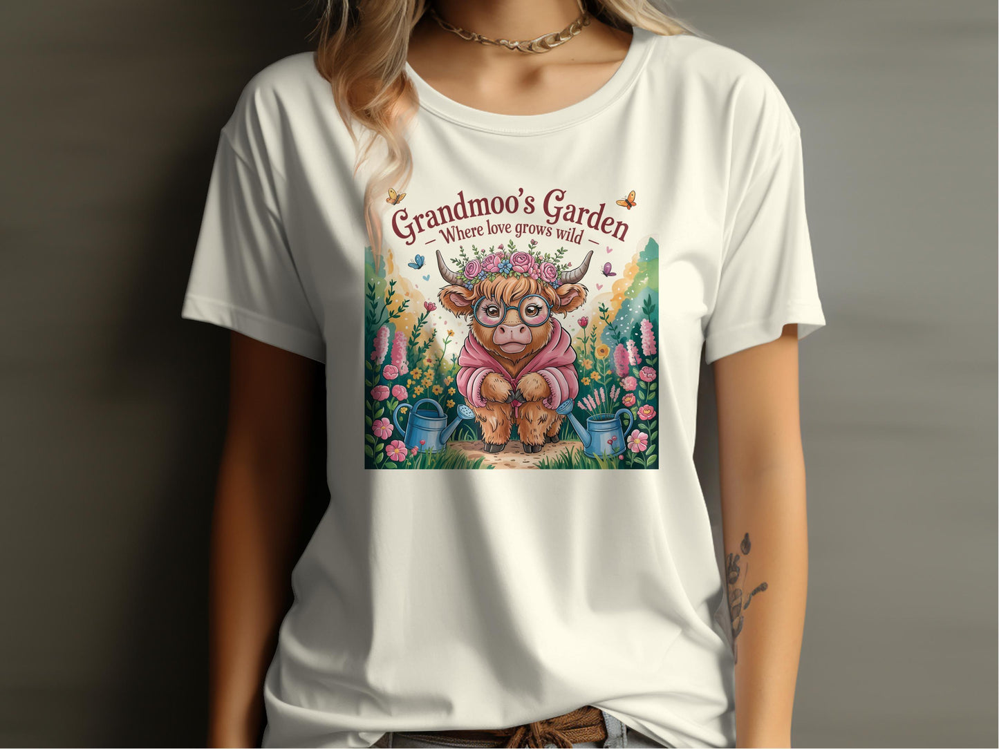 Grandmoo's Garden Where Love Grows Wild T-shirt product