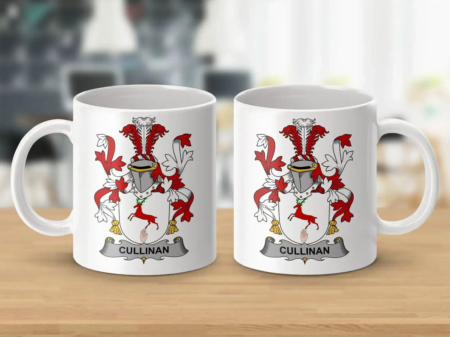 Cullinan Surname Irish Family Crest Mug - Celtic Ancestry Gifts