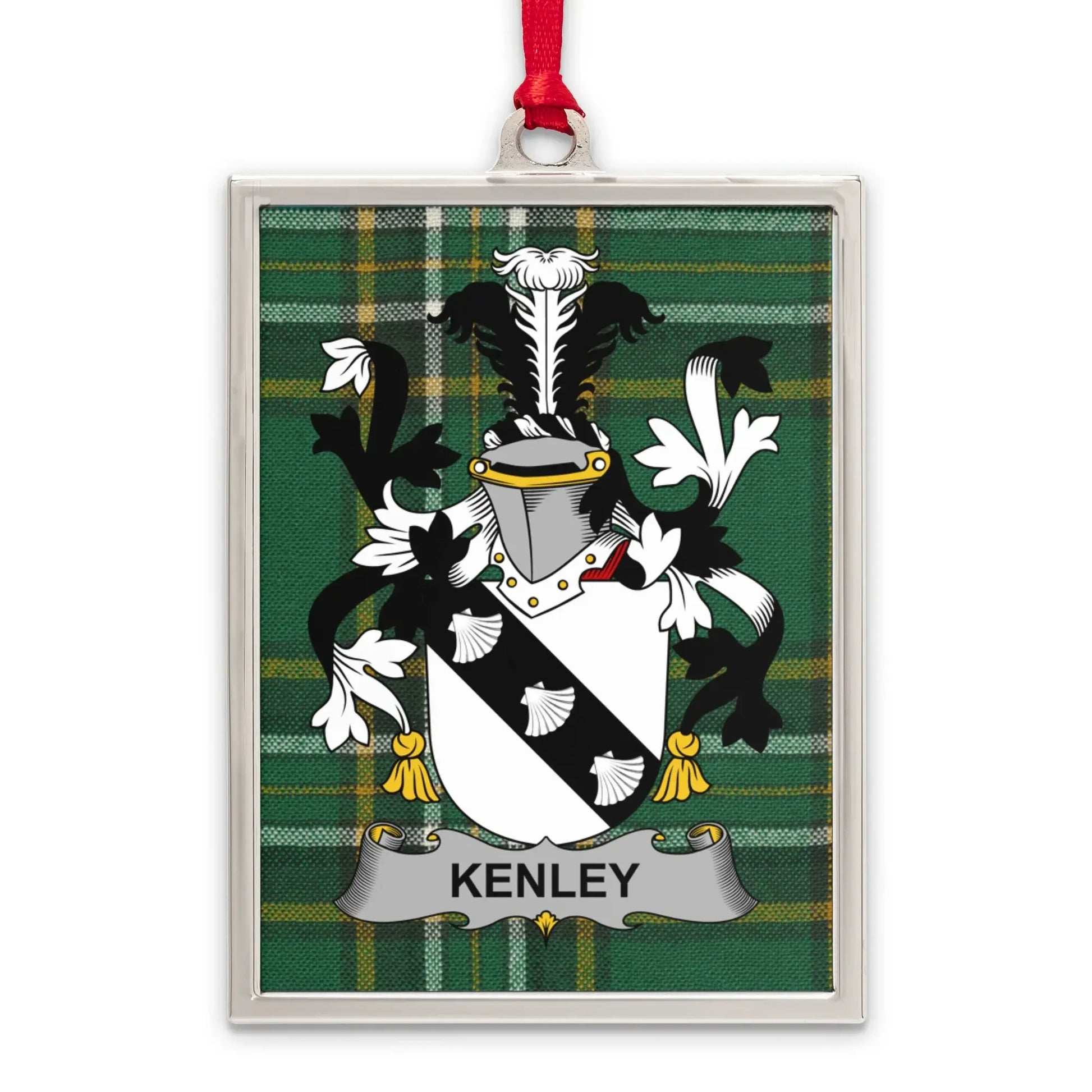 Kenley Scottish Tartan Crest Plaid Ornament product