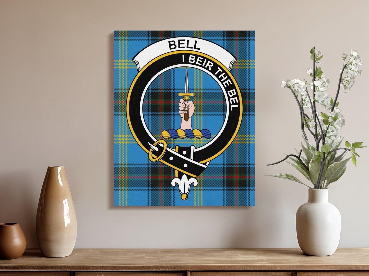 Bell I Beir The Bell Tartan Clan Crest product