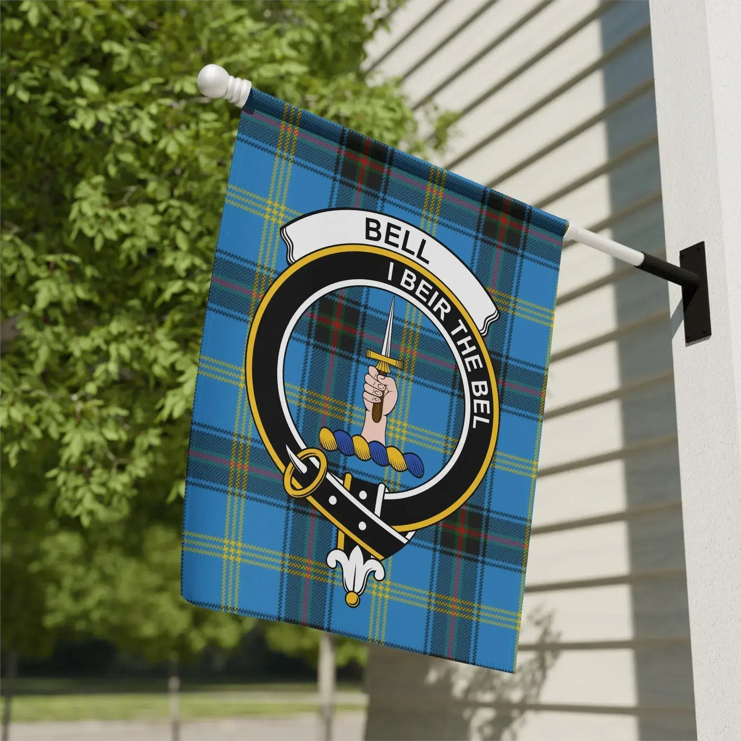 Clan Bell I Beir The Bel Tartan House Flag product