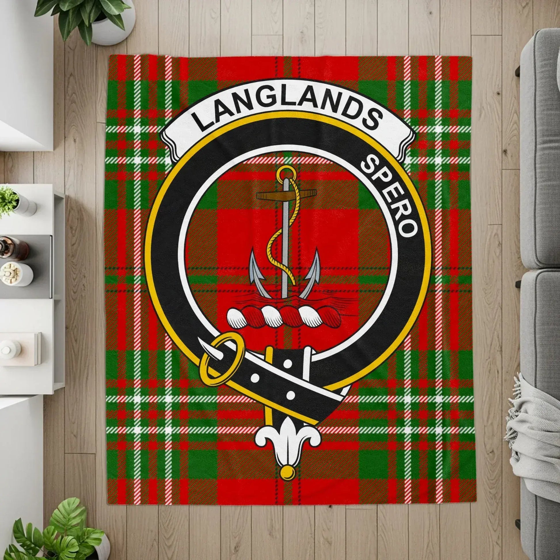 Langlands Spero Scottish Tartan Plaid Carpet product