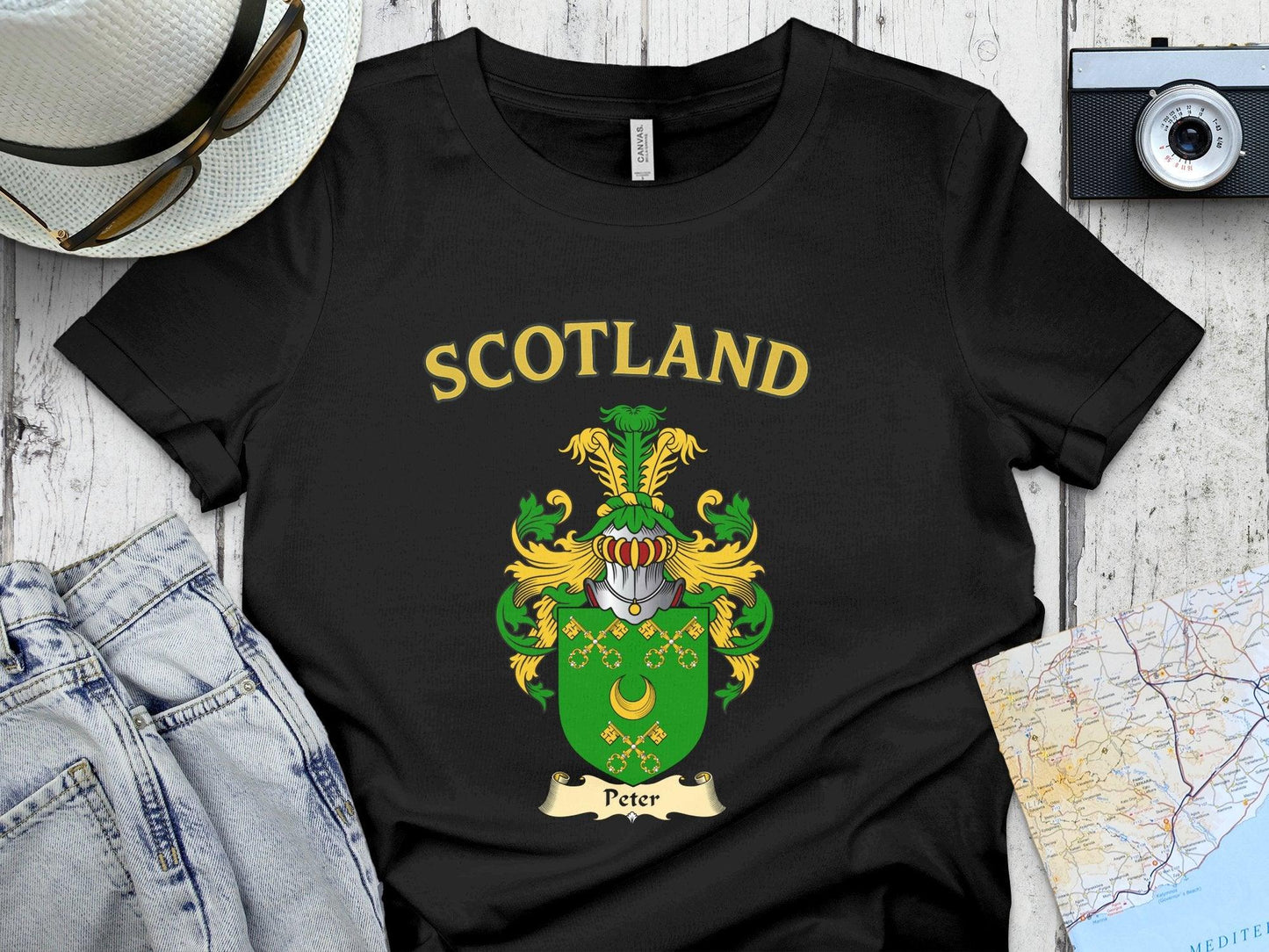 Scotland Emblem Shirt with Personalized Product type