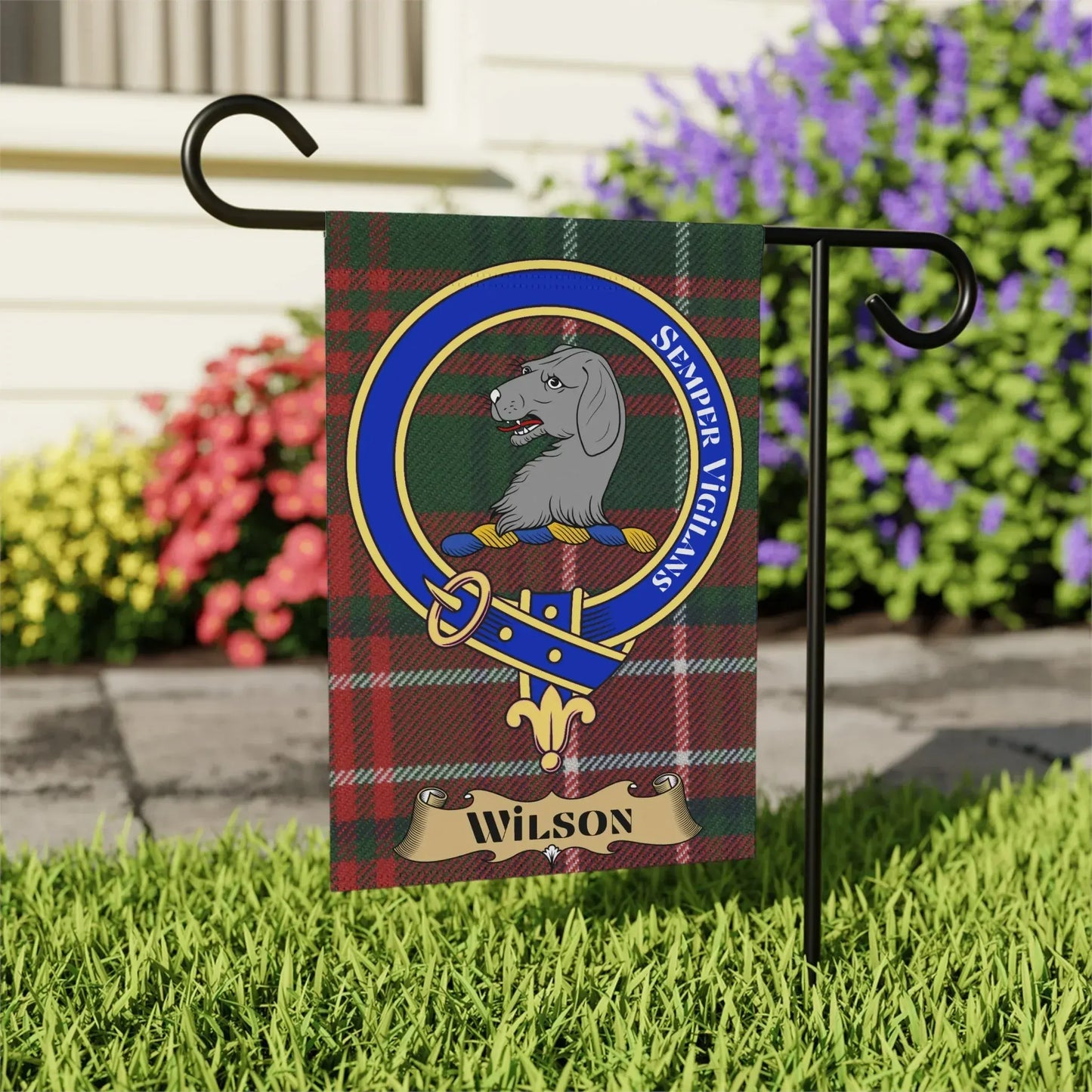 Wilson Clan Tartan Garden Flag Home Decor product type