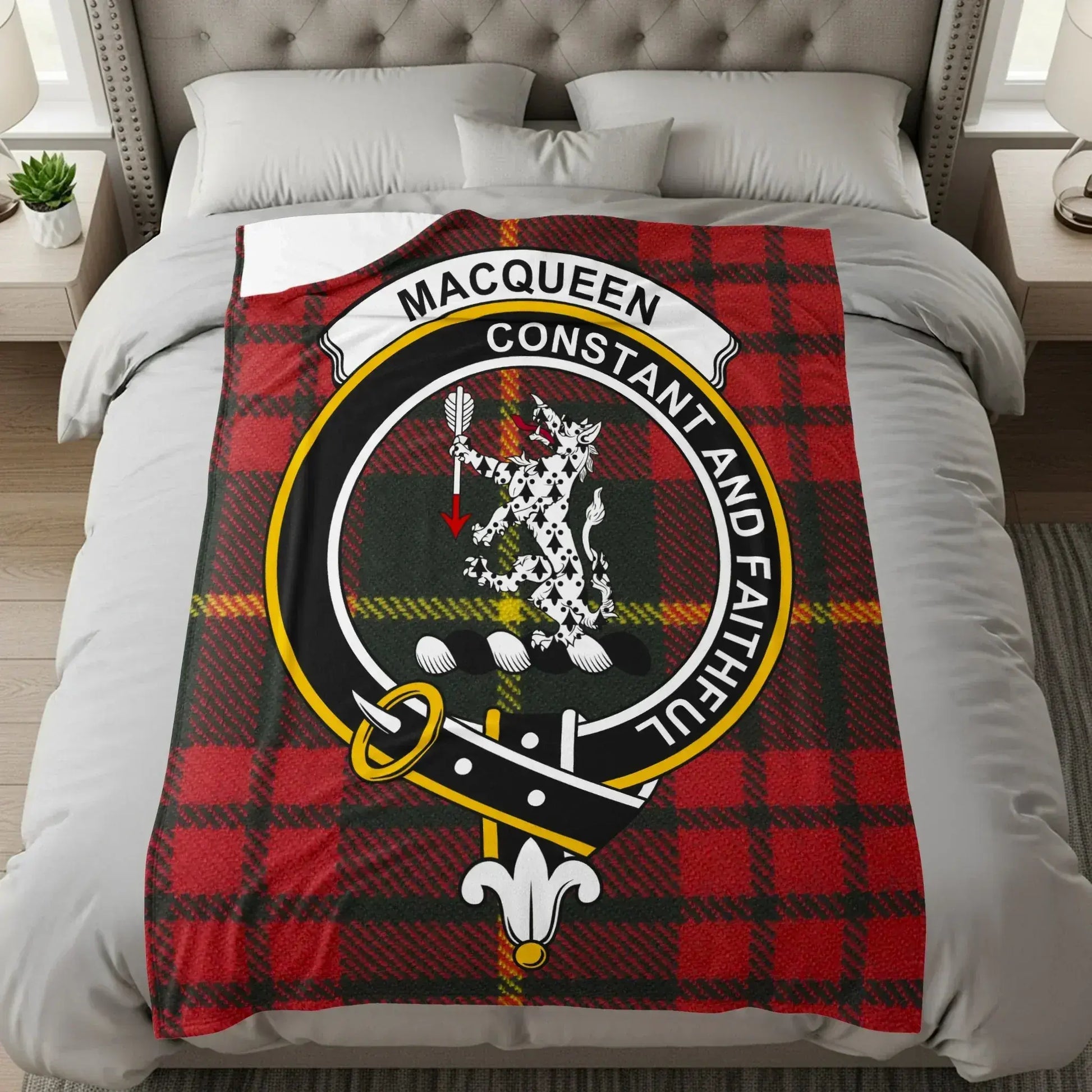 MacQueen Constant and Faithful Tartan Blanket product